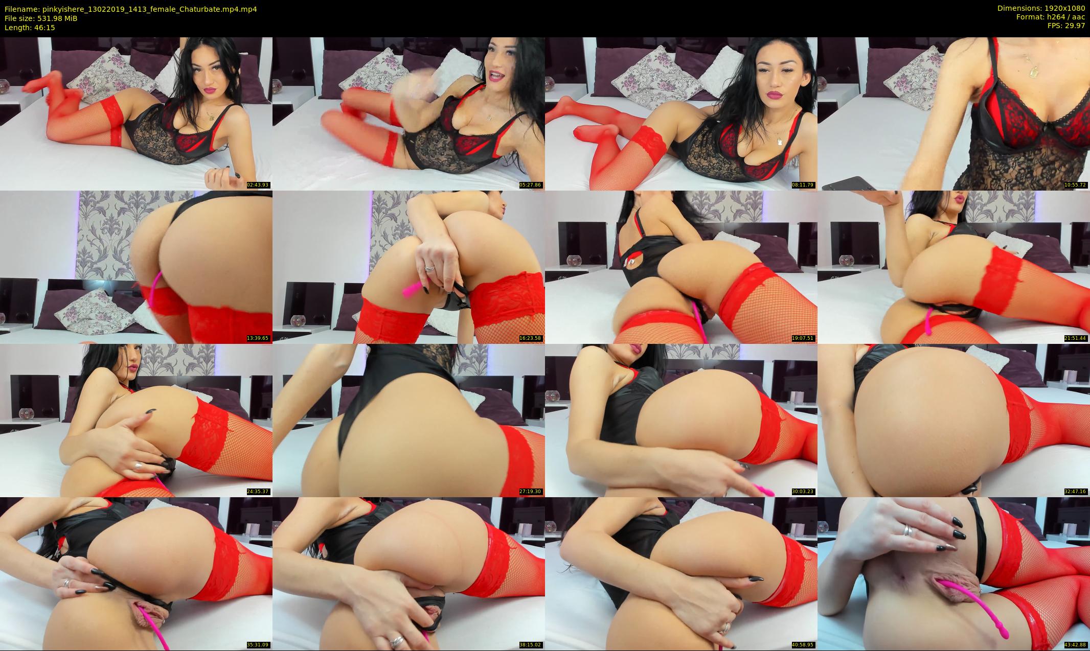 pinkyishere — 47 minute Chaturbate female cam show recording, 1080p, Feb 13, 2019