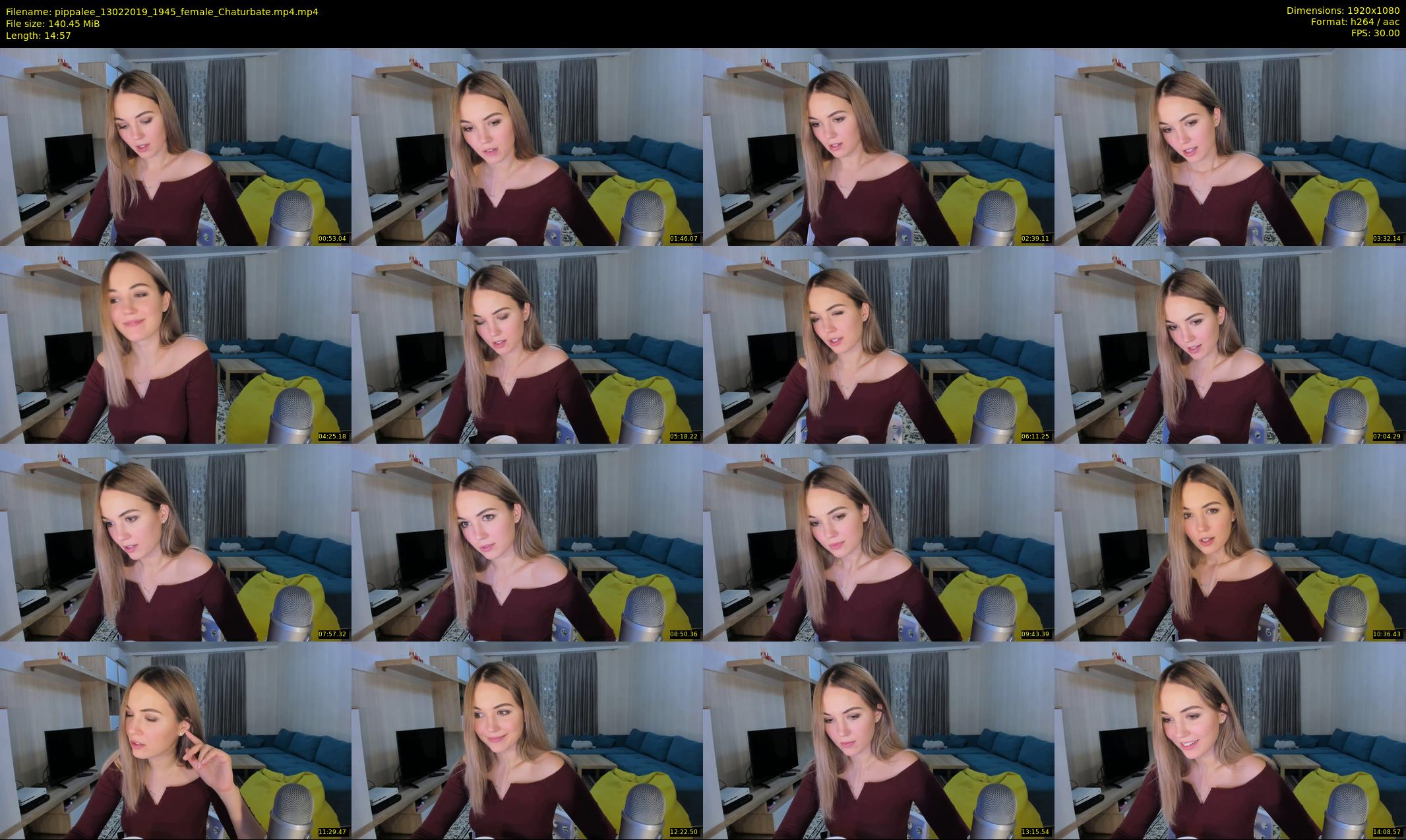 pippalee — 15 minute Chaturbate female cam show recording, 1080p, Feb 13, 2019