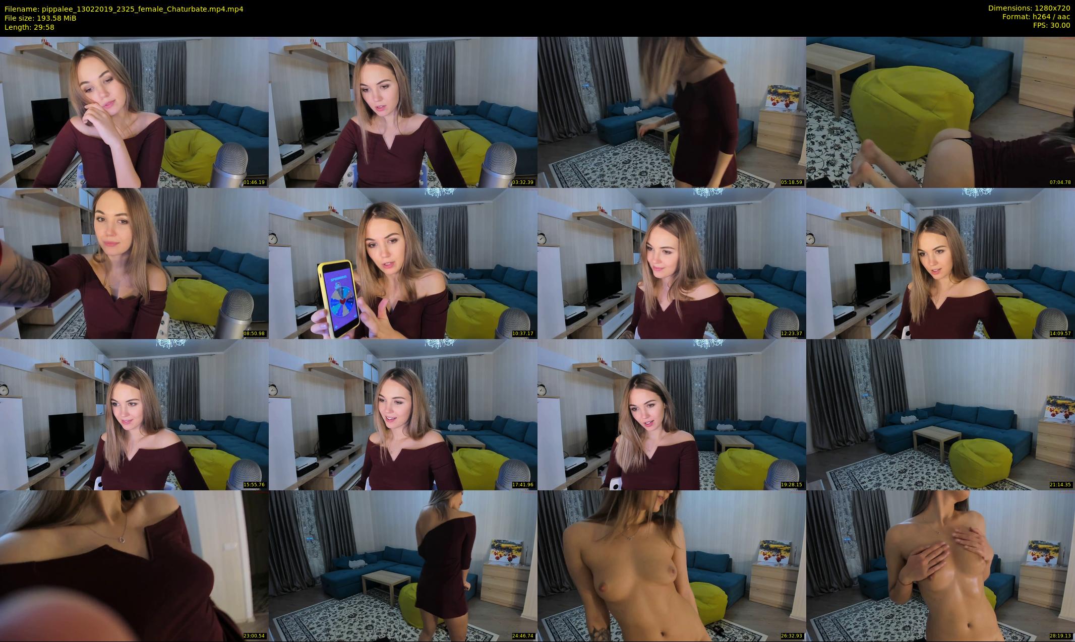 pippalee — 30 minute Chaturbate female cam show recording, 720p, Feb 13, 2019