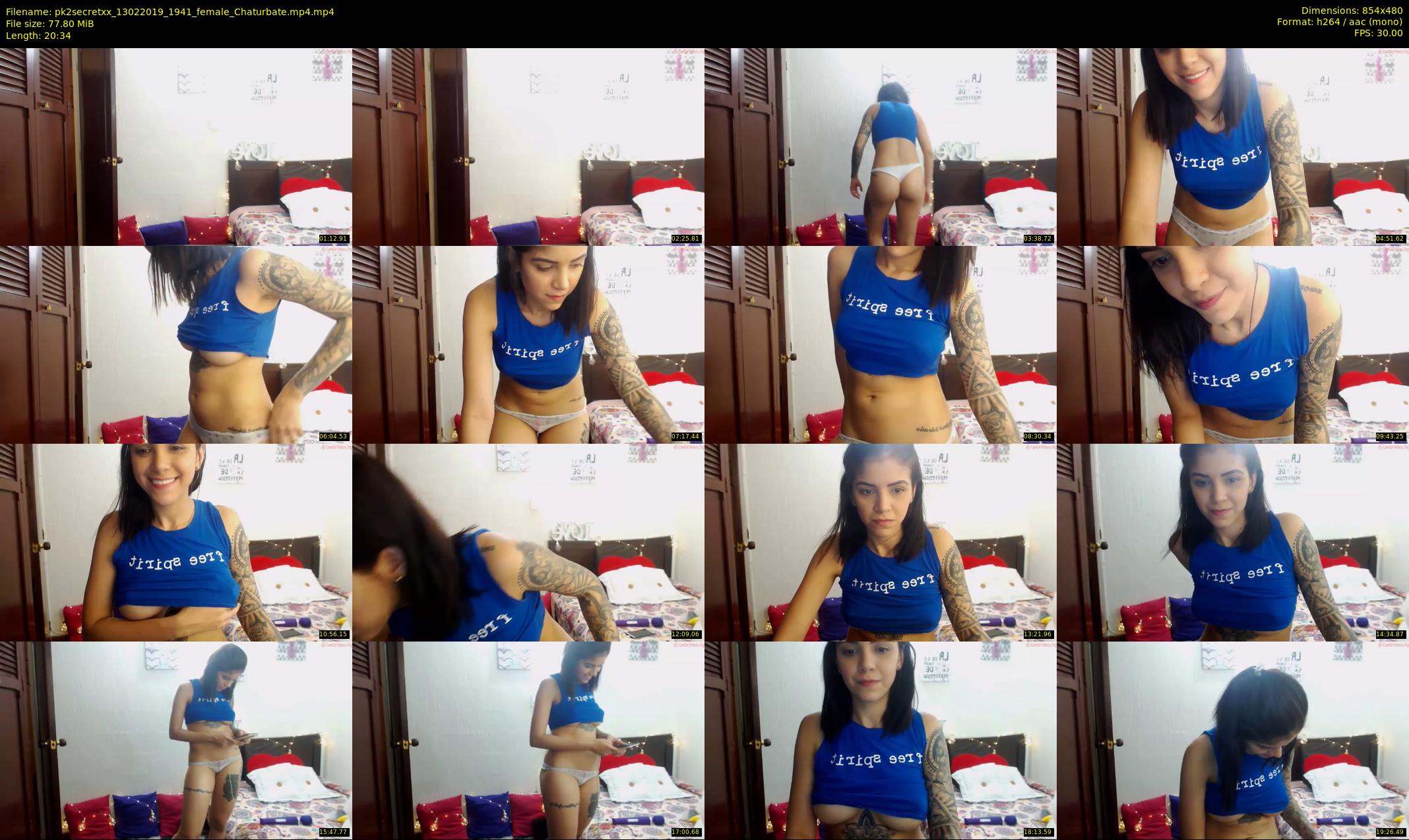 pk2secretxx — 21 minute Chaturbate female cam show recording, 480p, Feb 13, 2019