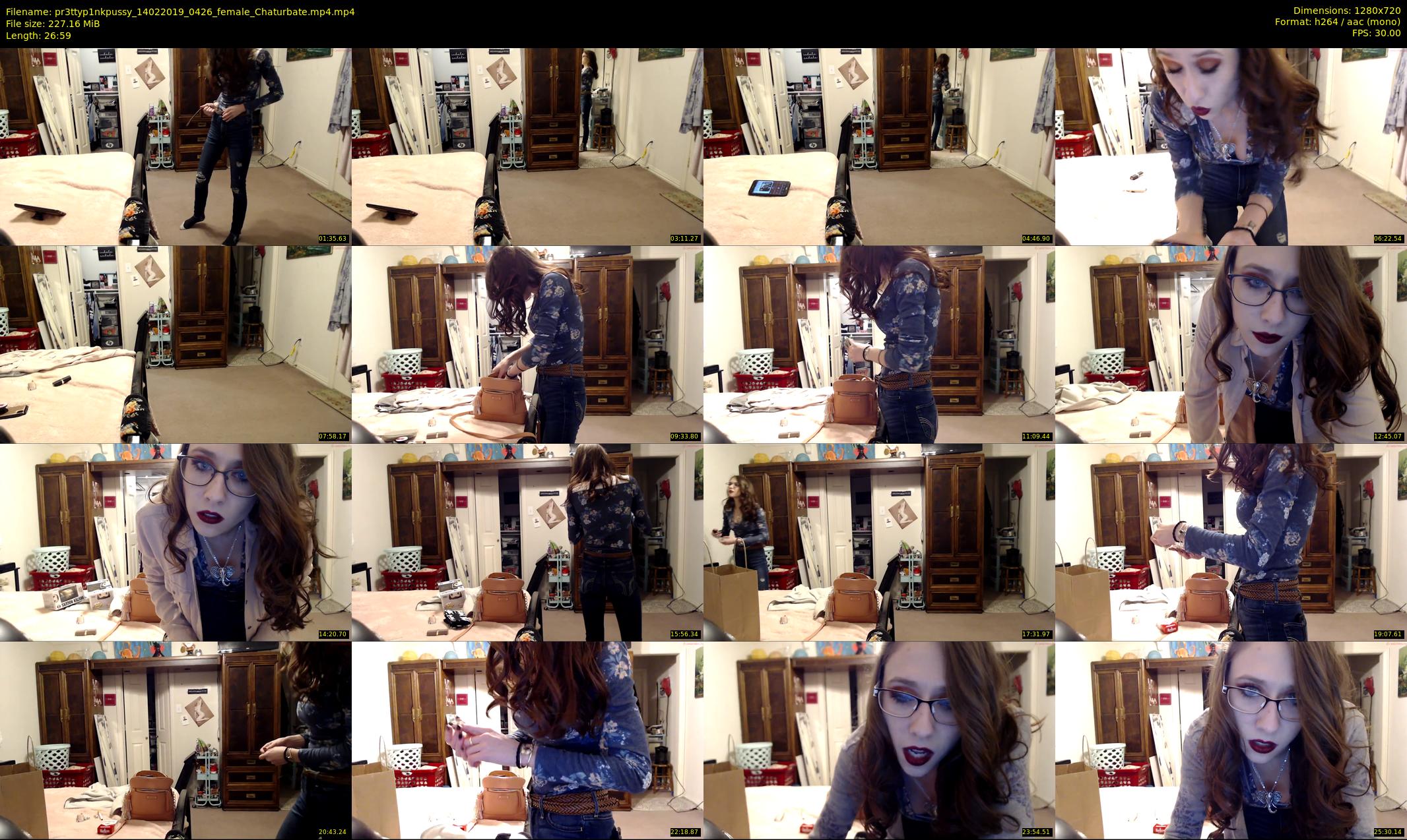 pr3ttyp1nkpussy — 27 minute Chaturbate couple cam show recording, 720p, Feb 14, 2019