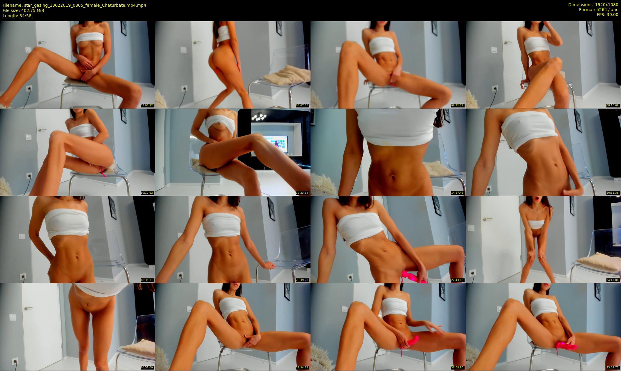 star_gazing — 35 minute Chaturbate female cam show recording, 1080p, Feb 13, 2019