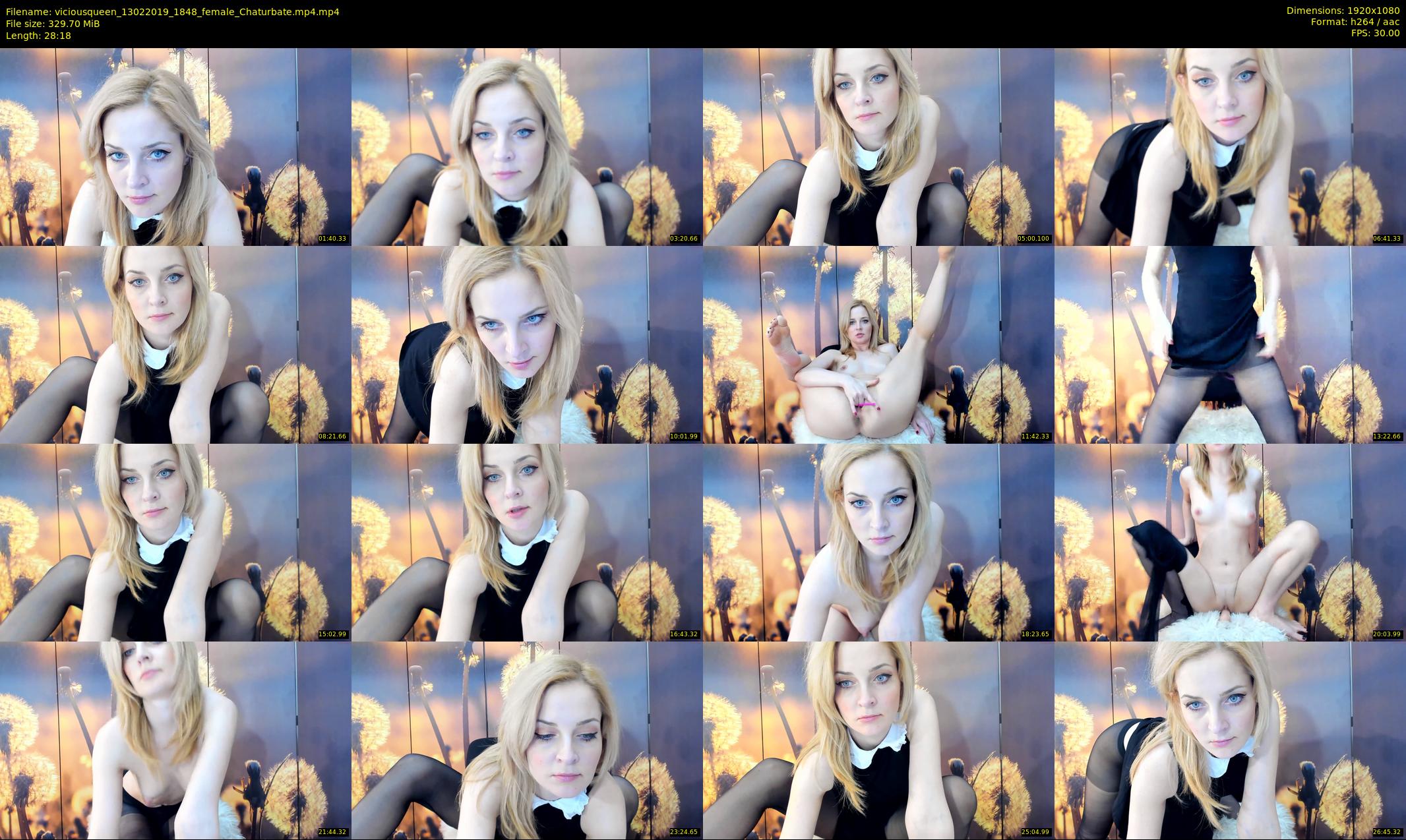 viciousqueen — 29 minute Chaturbate female cam show recording, 1080p, Feb 13, 2019