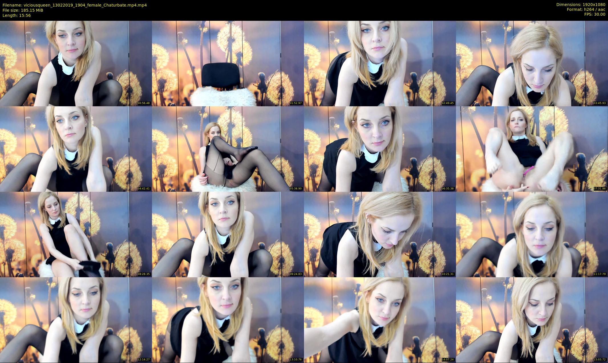 viciousqueen — 16 minute Chaturbate female cam show recording, 1080p, Feb 13, 2019