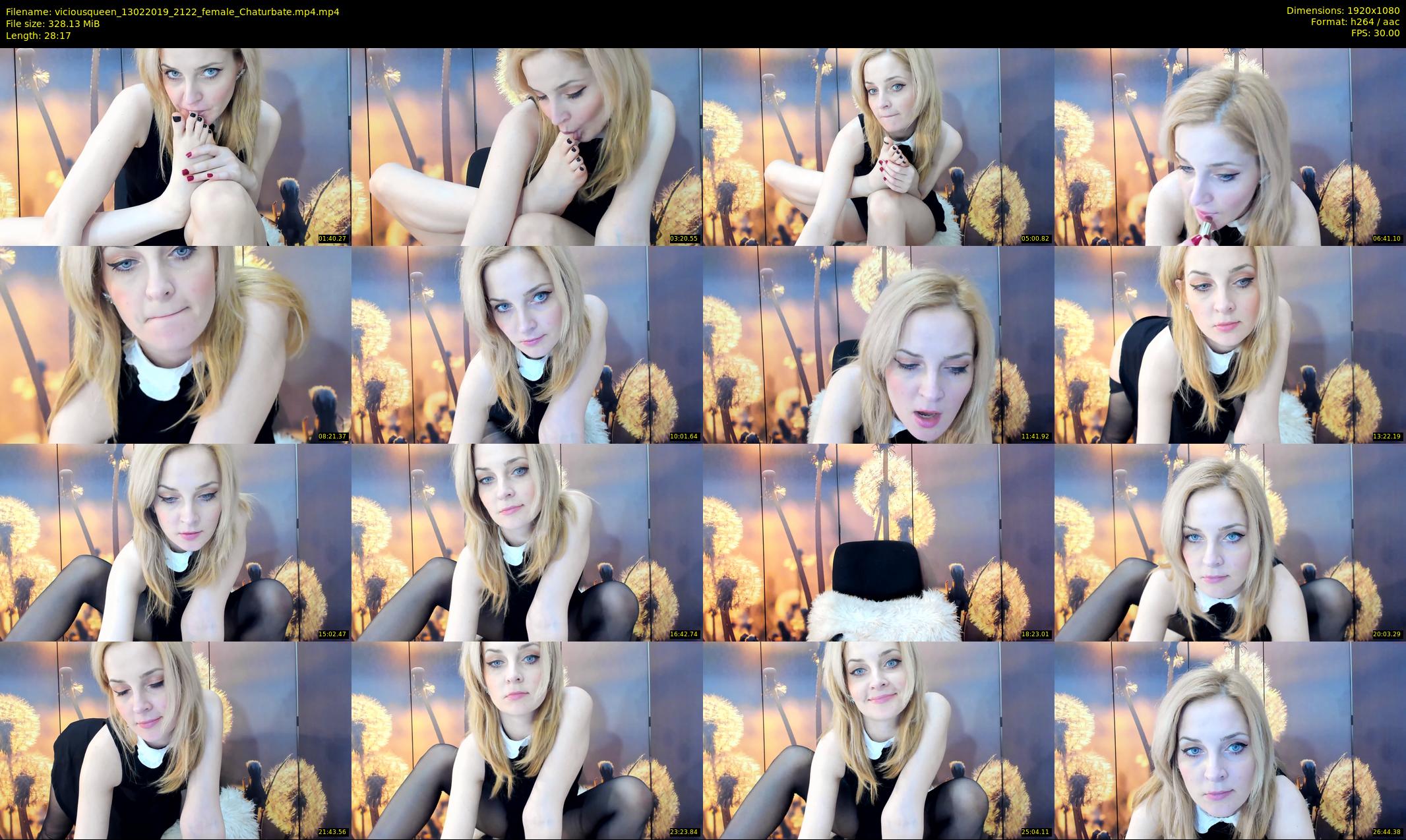 viciousqueen — 29 minute Chaturbate female cam show recording, 1080p, Feb 13, 2019