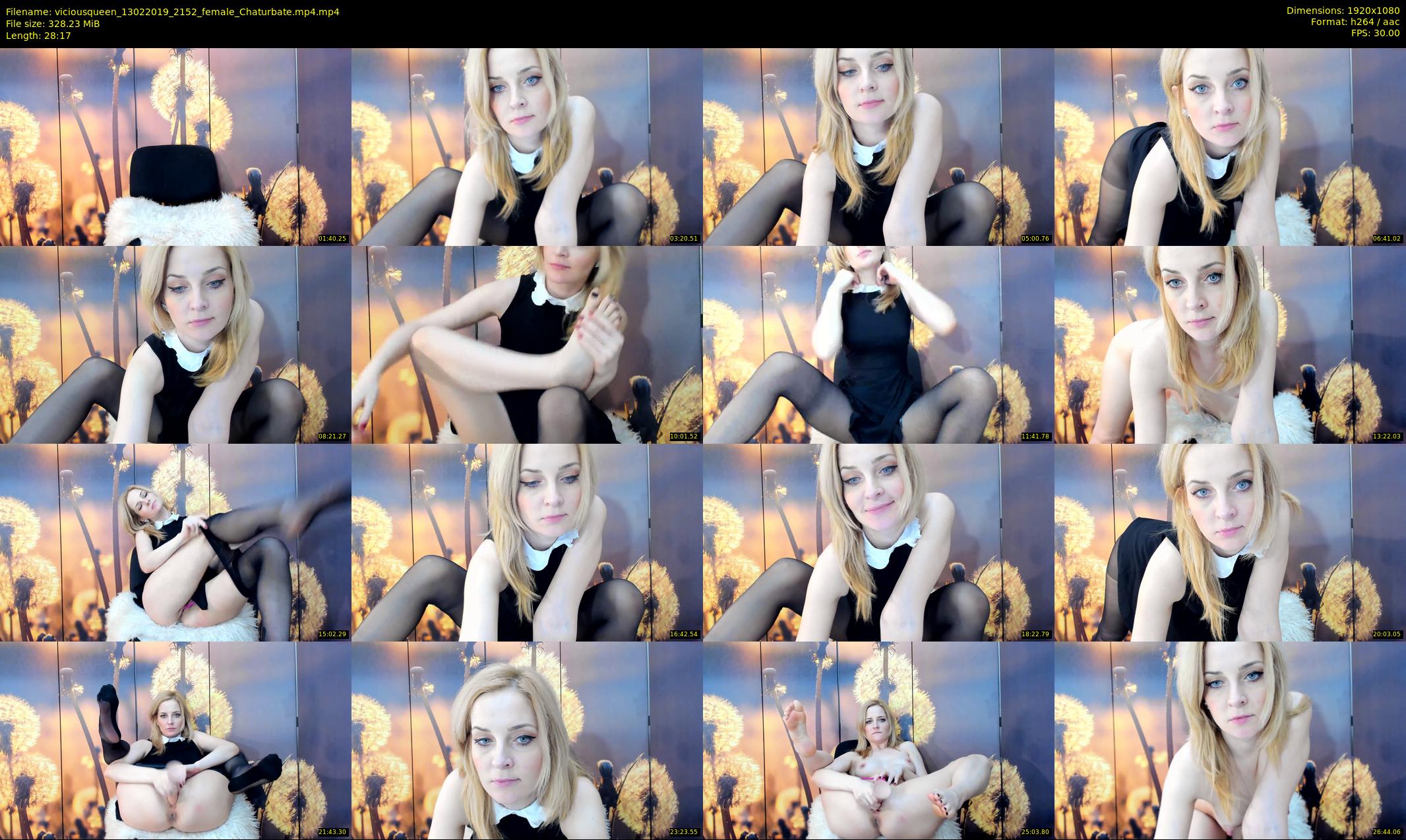 viciousqueen — 29 minute Chaturbate female cam show recording, 1080p, Feb 13, 2019