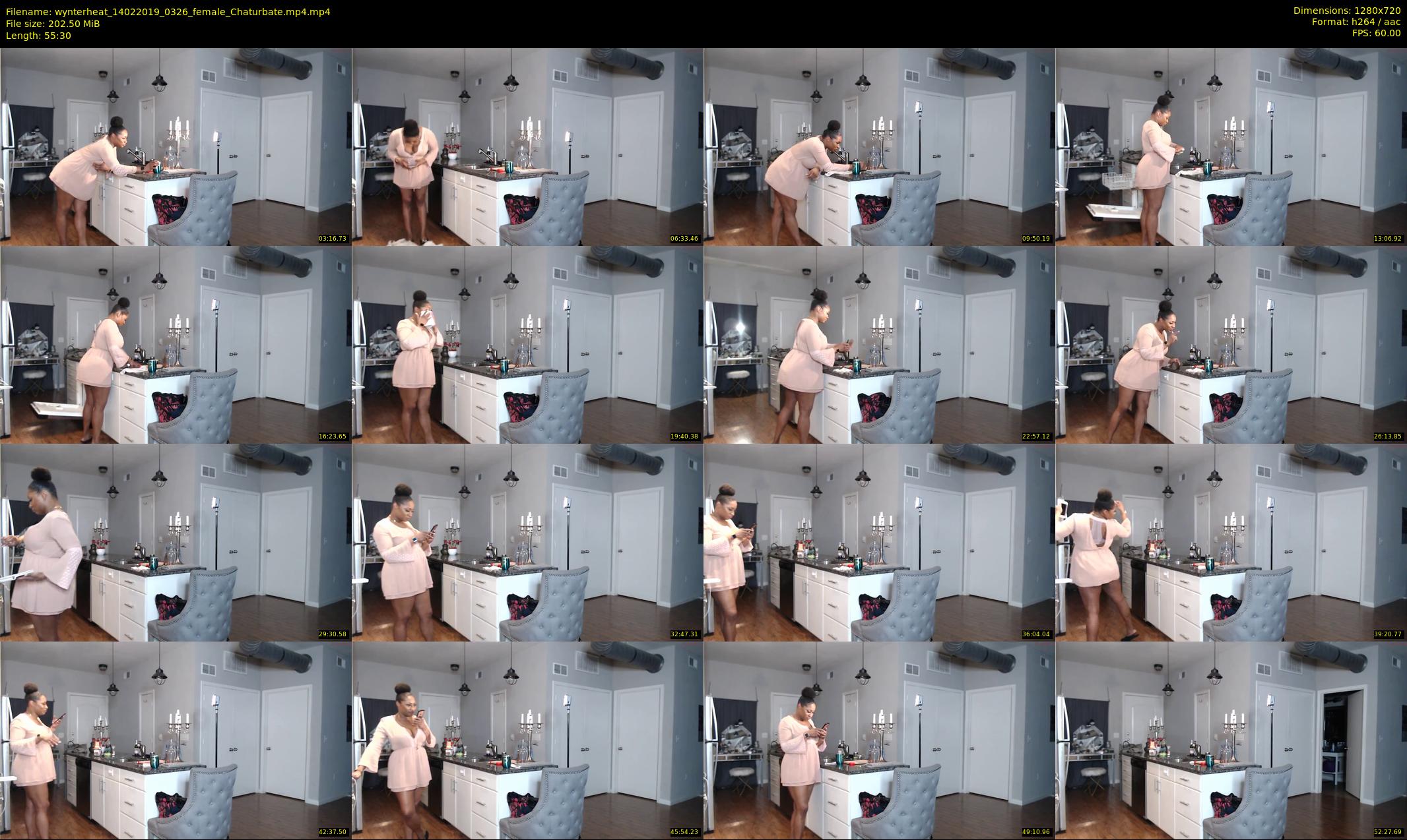 wynterheat — 56 minute Chaturbate female cam show recording, 720p, Feb 14, 2019