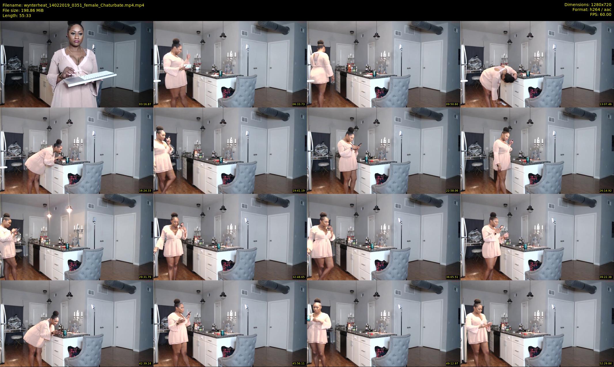 wynterheat — 56 minute Chaturbate female cam show recording, 720p, Feb 14, 2019