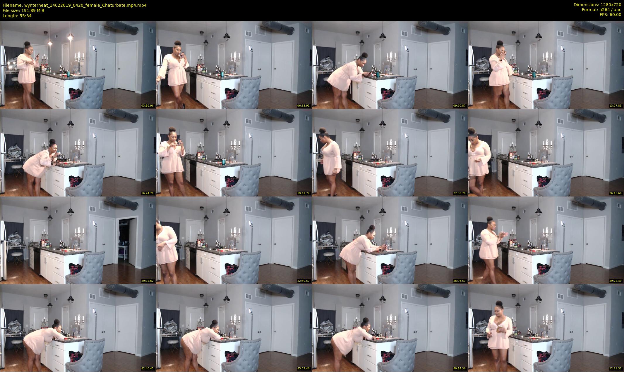 wynterheat — 56 minute Chaturbate female cam show recording, 720p, Feb 14, 2019