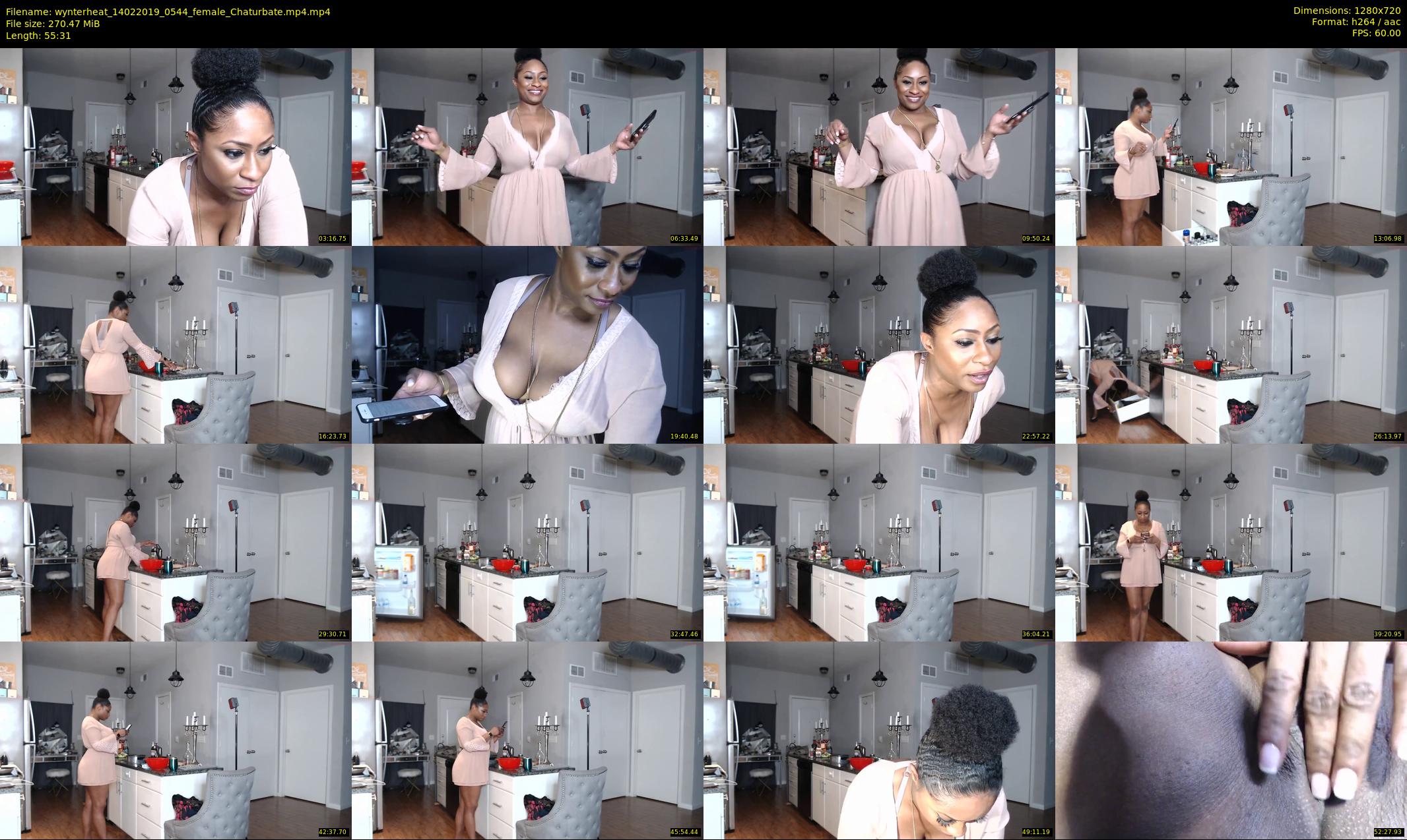 wynterheat — 56 minute Chaturbate female cam show recording, 720p, Feb 14, 2019
