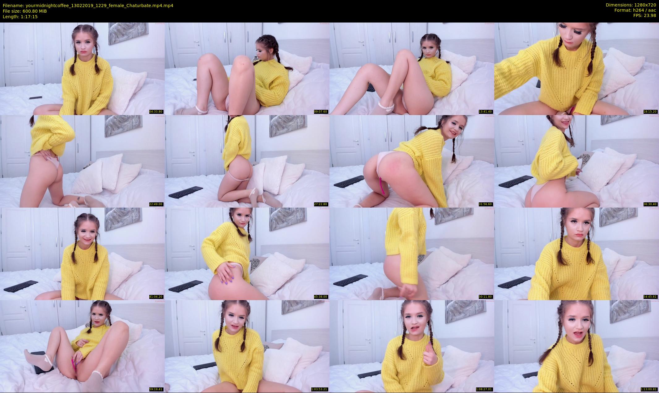 yourmidnightcoffee — 78 minute Chaturbate female cam show recording, 720p, Feb 13, 2019