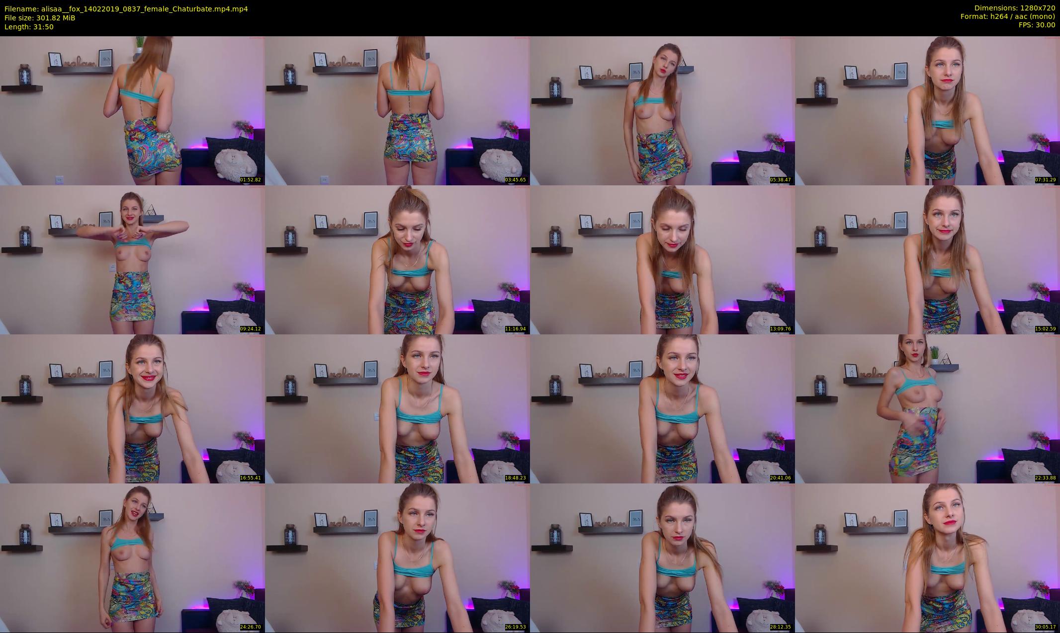 alisaa__fox — 32 minute Chaturbate female cam show recording, 720p, Feb 14, 2019