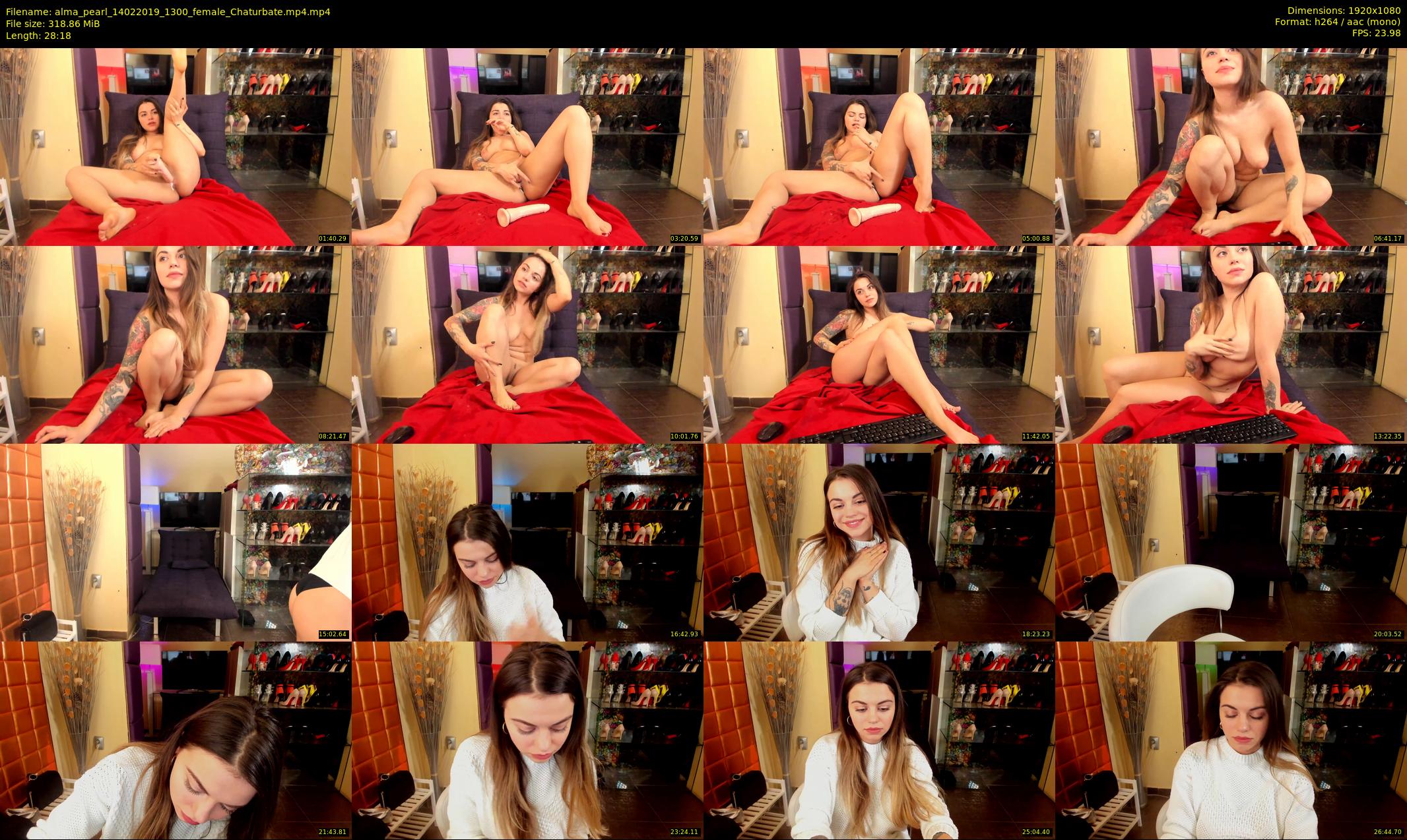 alma_pearl — 29 minute Chaturbate female cam show recording, 1080p, Feb 14, 2019