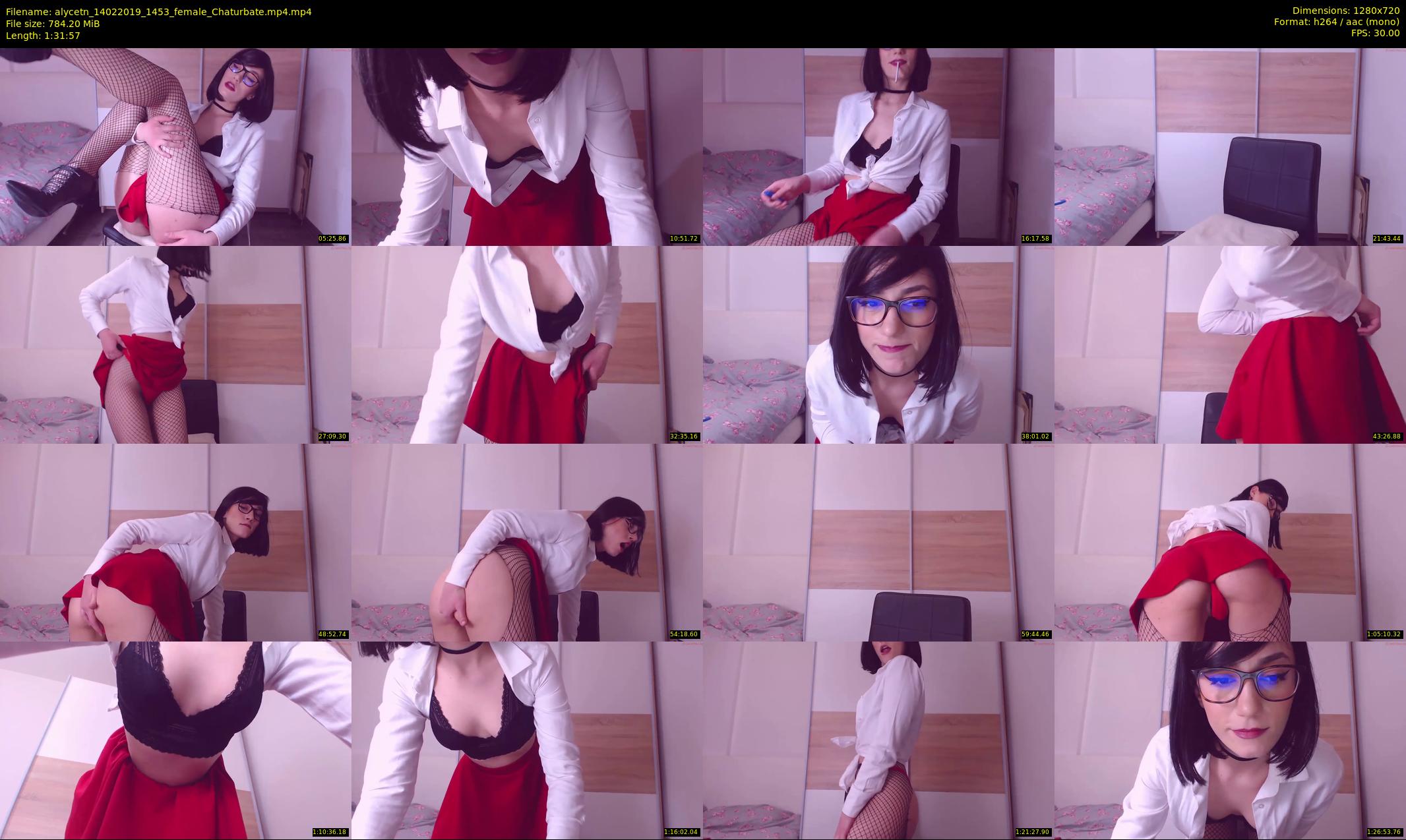 alycetn — 92 minute Chaturbate female cam show recording, 720p, Feb 14, 2019