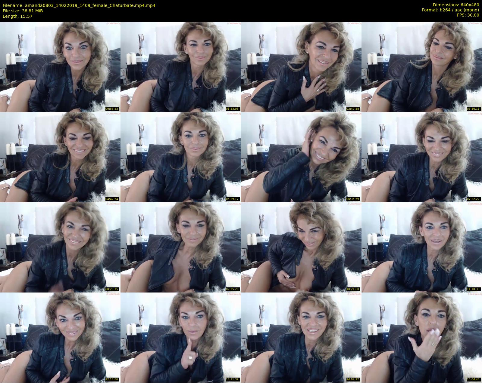 amanda0803 — 16 minute Chaturbate female cam show recording, 480p, Feb 14, 2019