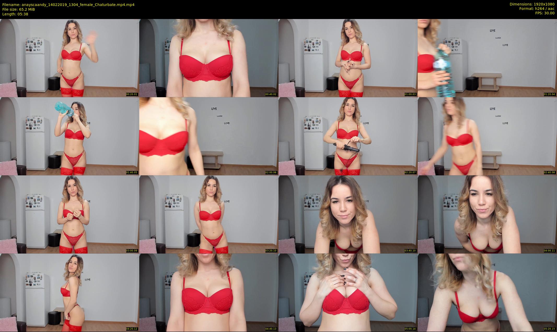 anayscaandy — 6 minute Chaturbate female cam show recording, 1080p, Feb 14, 2019