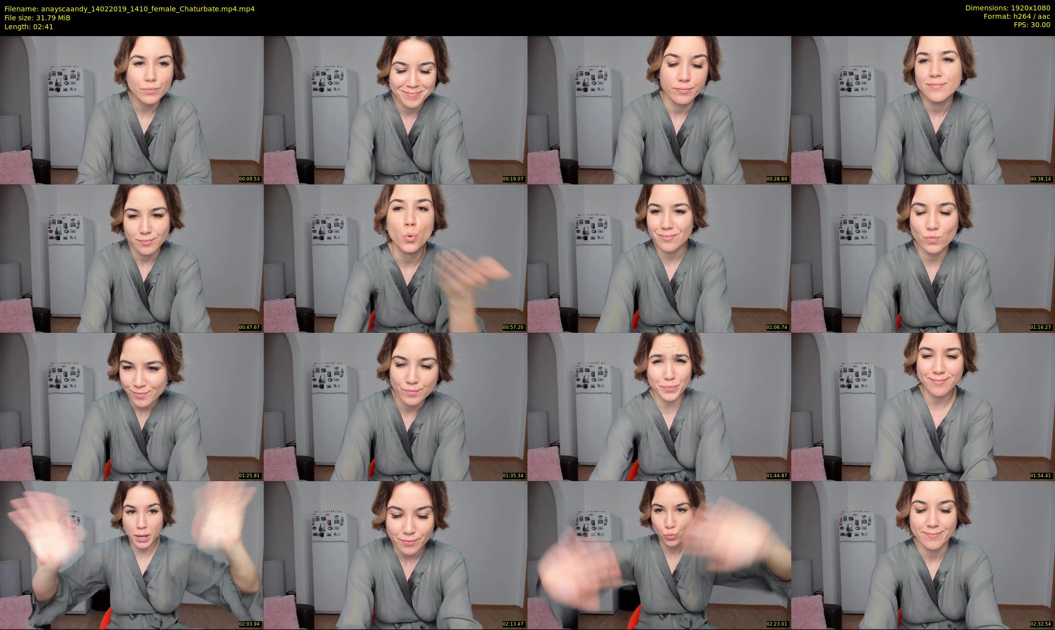 anayscaandy — 3 minute Chaturbate female cam show recording, 1080p, Feb 14, 2019