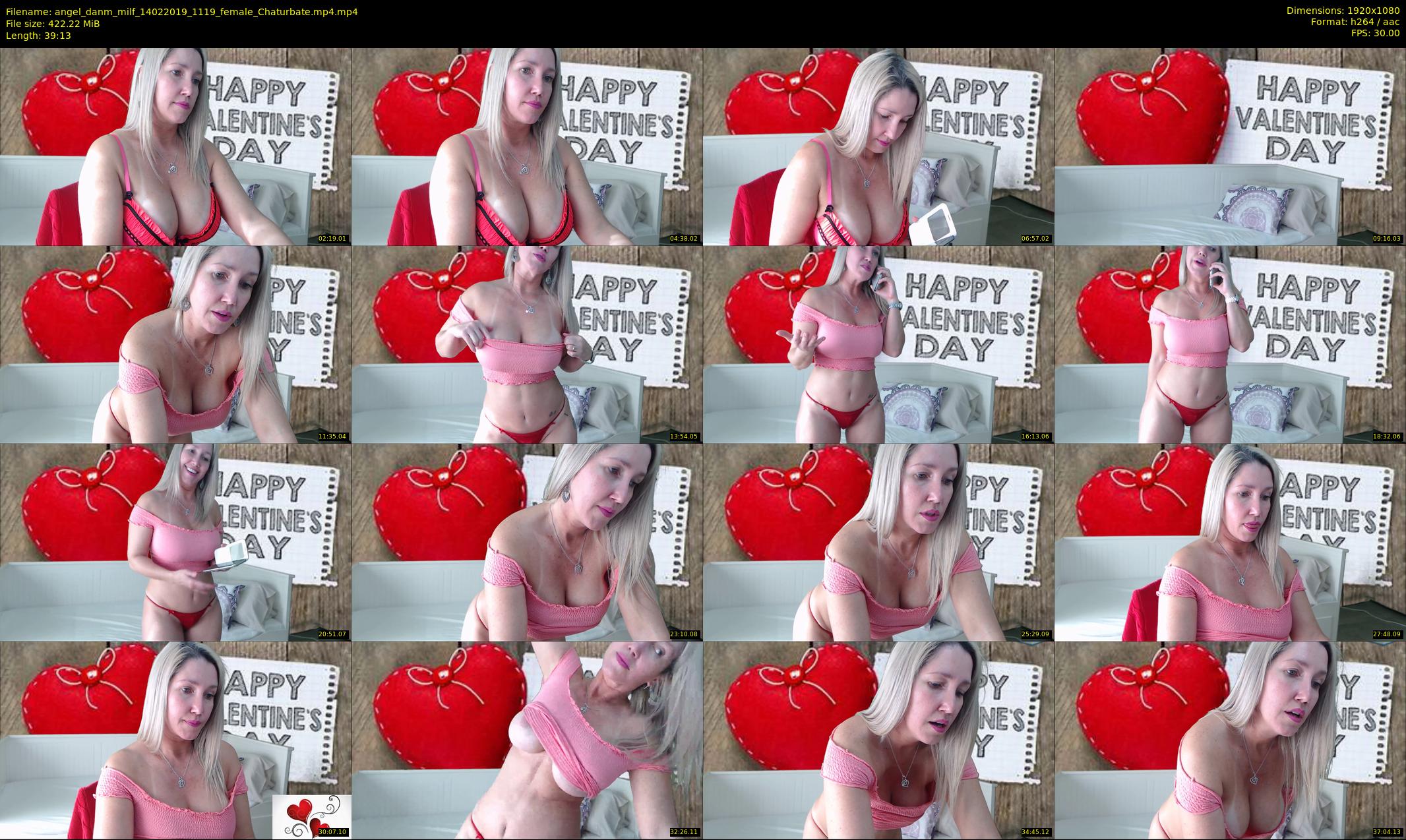 angel_danm_milf — 40 minute Chaturbate female cam show recording, 1080p, Feb 14, 2019