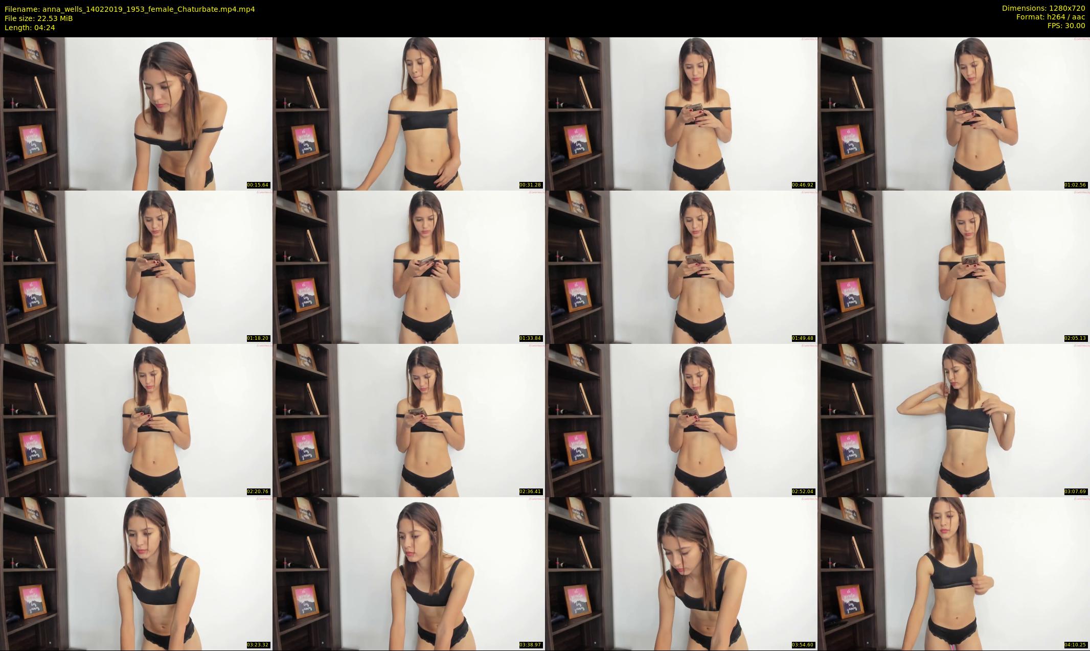 anna_wells — 5 minute Chaturbate female cam show recording, 720p, Feb 14, 2019