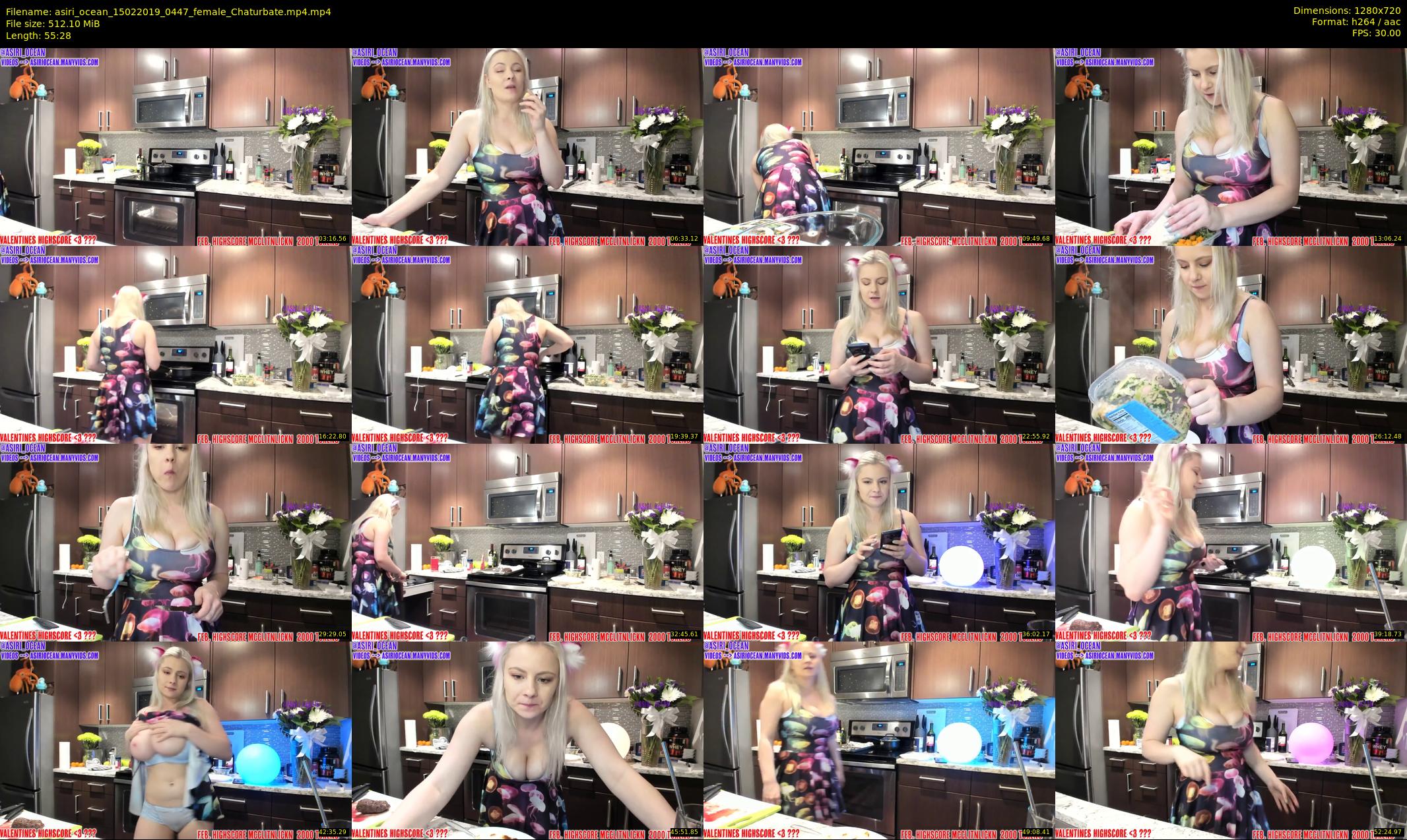 asiri_ocean — 56 minute Chaturbate female cam show recording, 720p, Feb 15, 2019