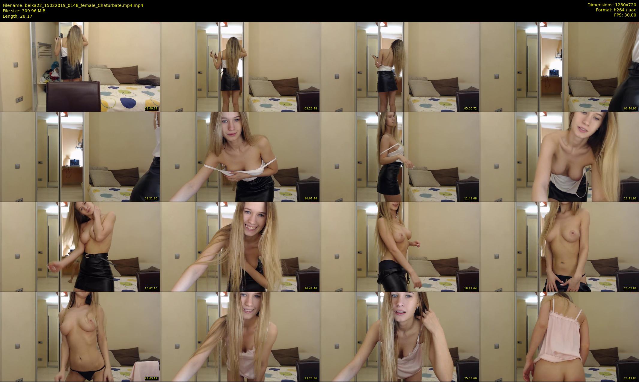 belka22 — 29 minute Chaturbate female cam show recording, 720p, Feb 15, 2019