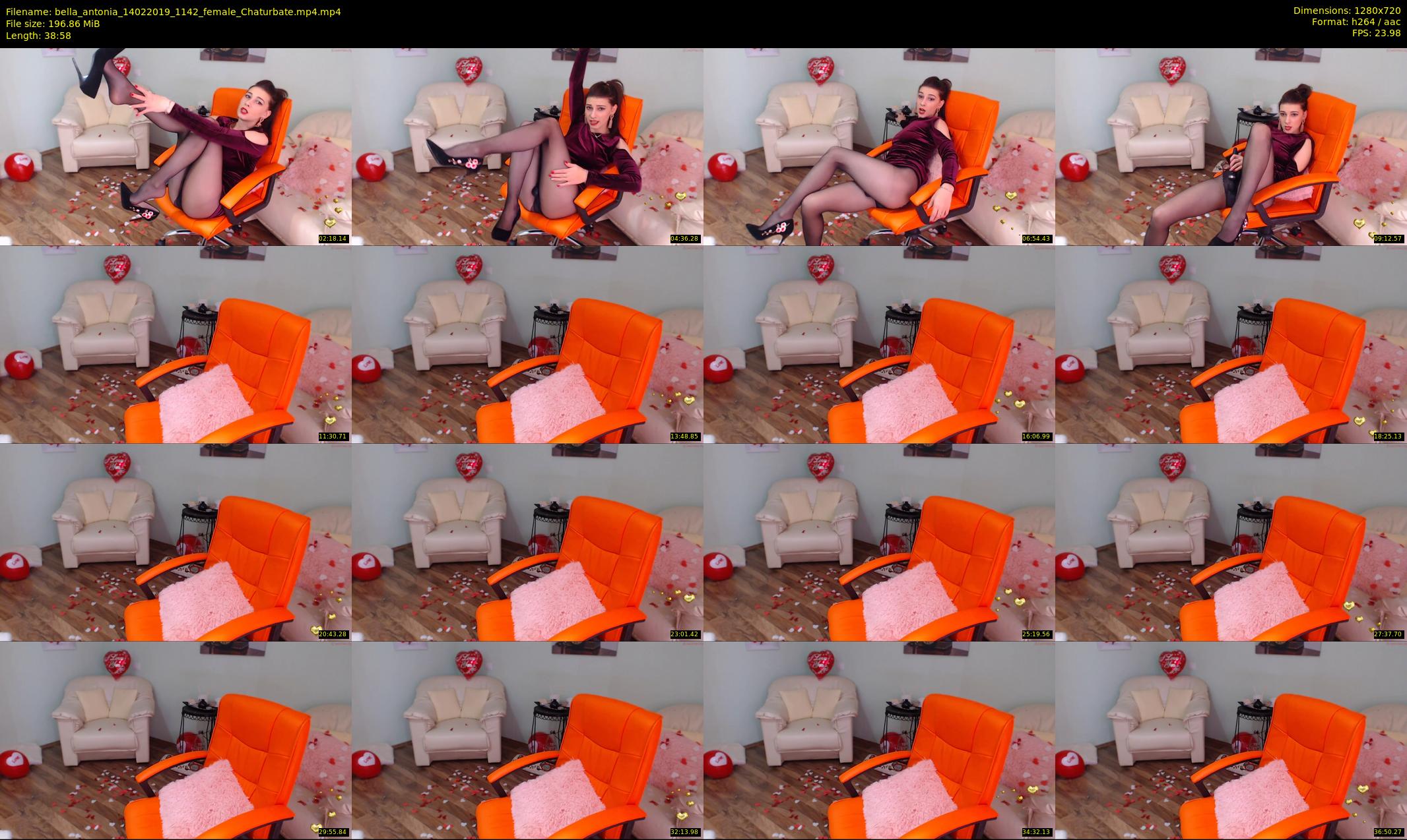 bella_antonia — 39 minute Chaturbate female cam show recording, 720p, Feb 14, 2019