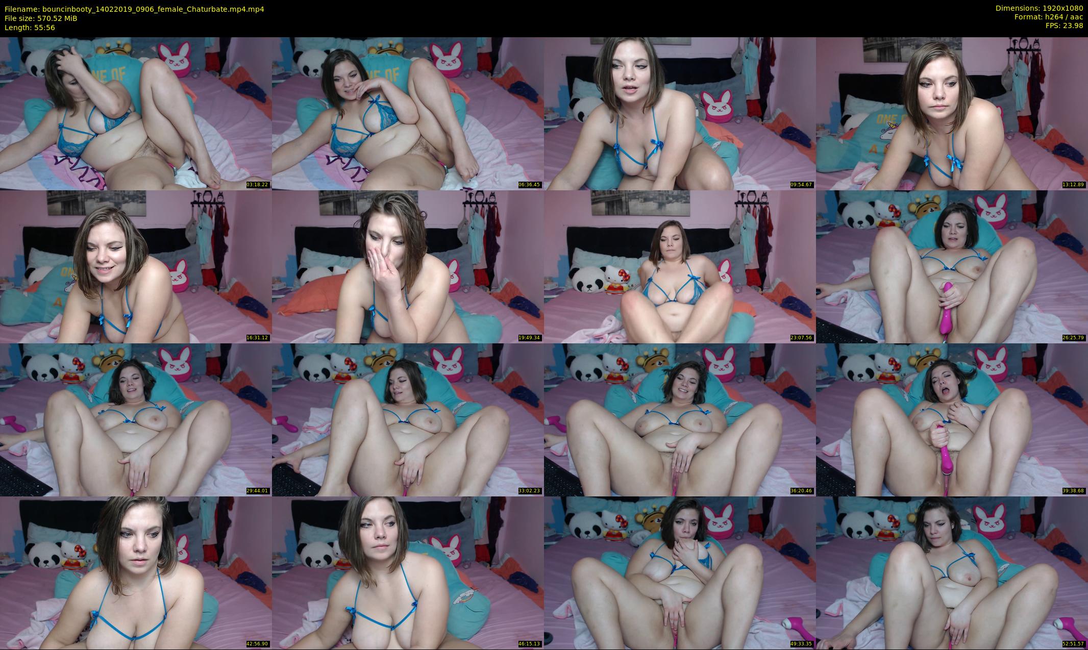 bouncinbooty — 56 minute Chaturbate female cam show recording, 1080p, Feb 14, 2019