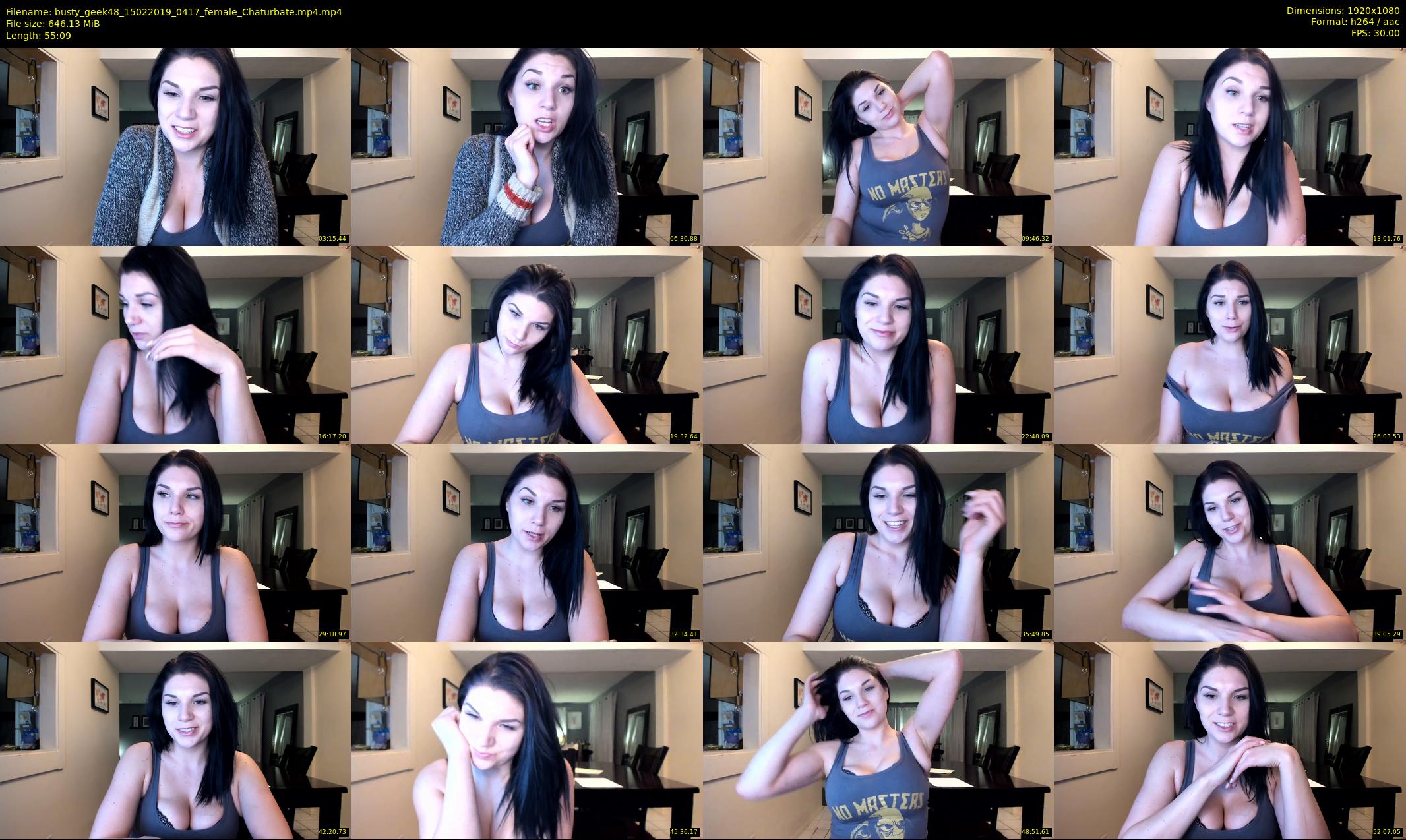 busty_geek48 — 56 minute Chaturbate female cam show recording, 1080p, Feb 15, 2019