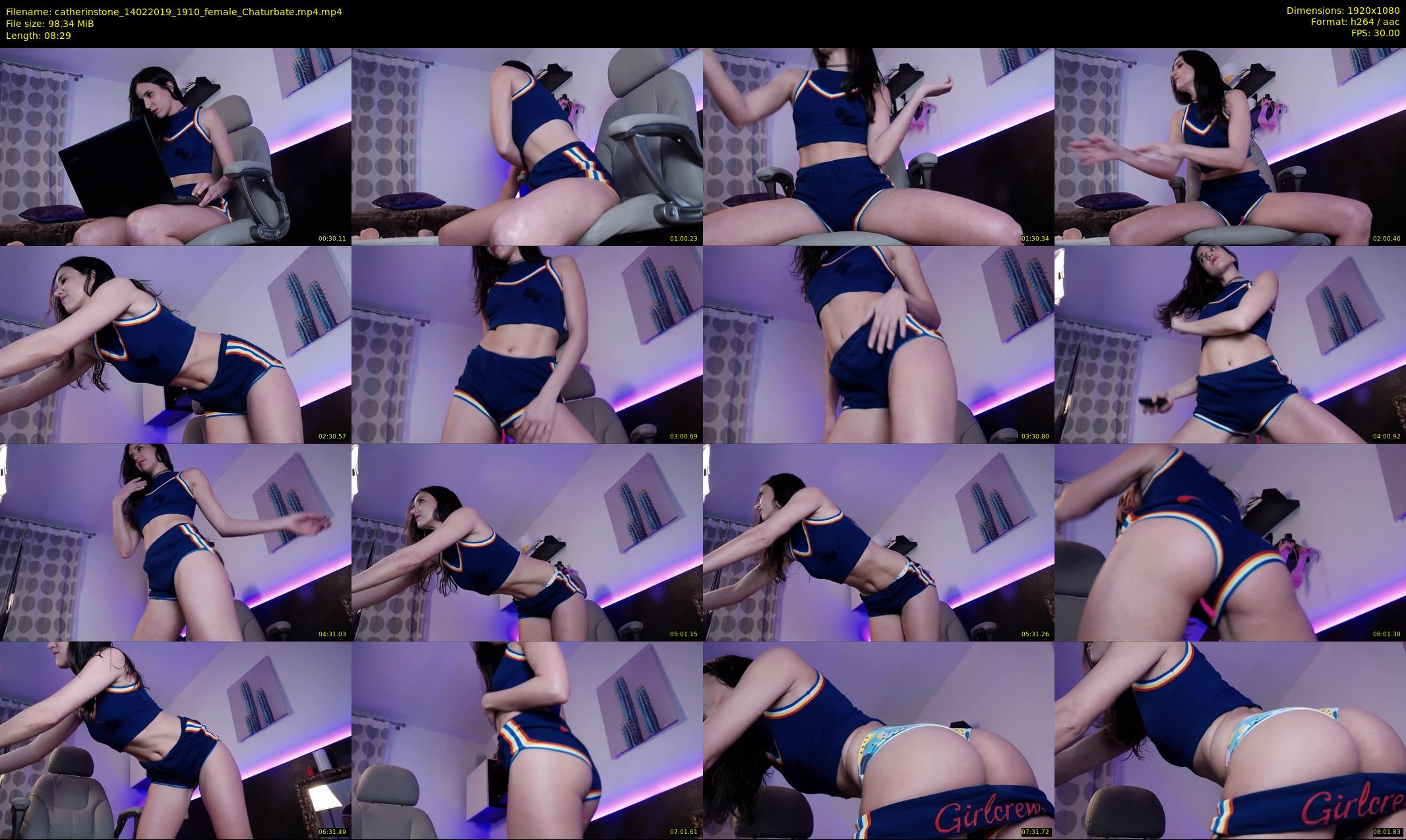 catherinstone — 9 minute Chaturbate female cam show recording, 1080p, Feb 14, 2019