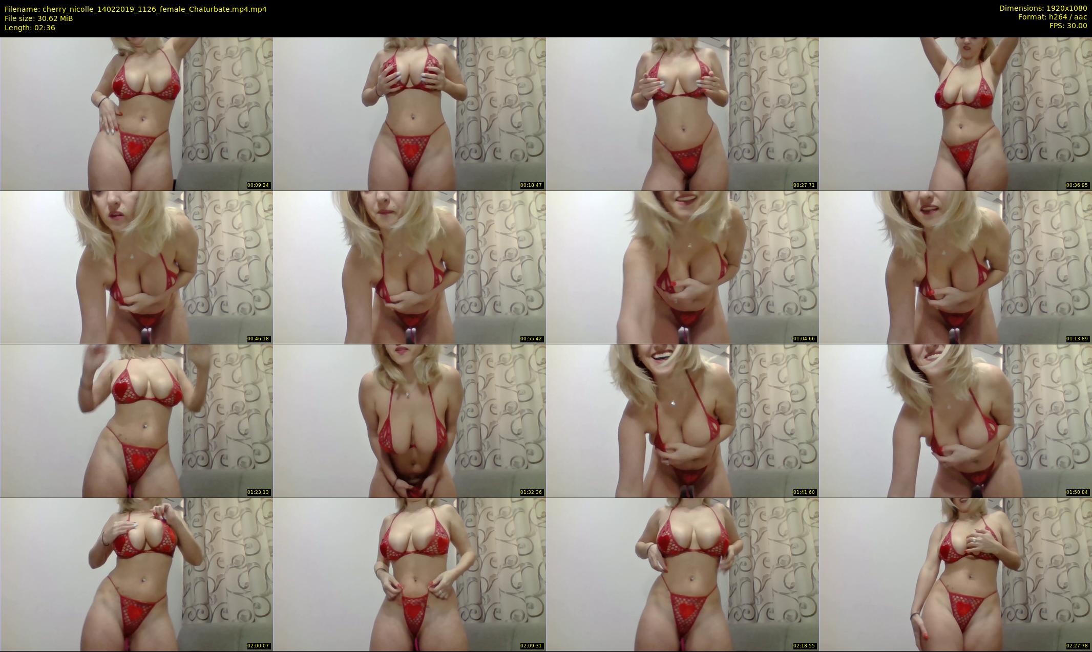 cherry_nicolle — 3 minute Chaturbate female cam show recording, 1080p, Feb 14, 2019