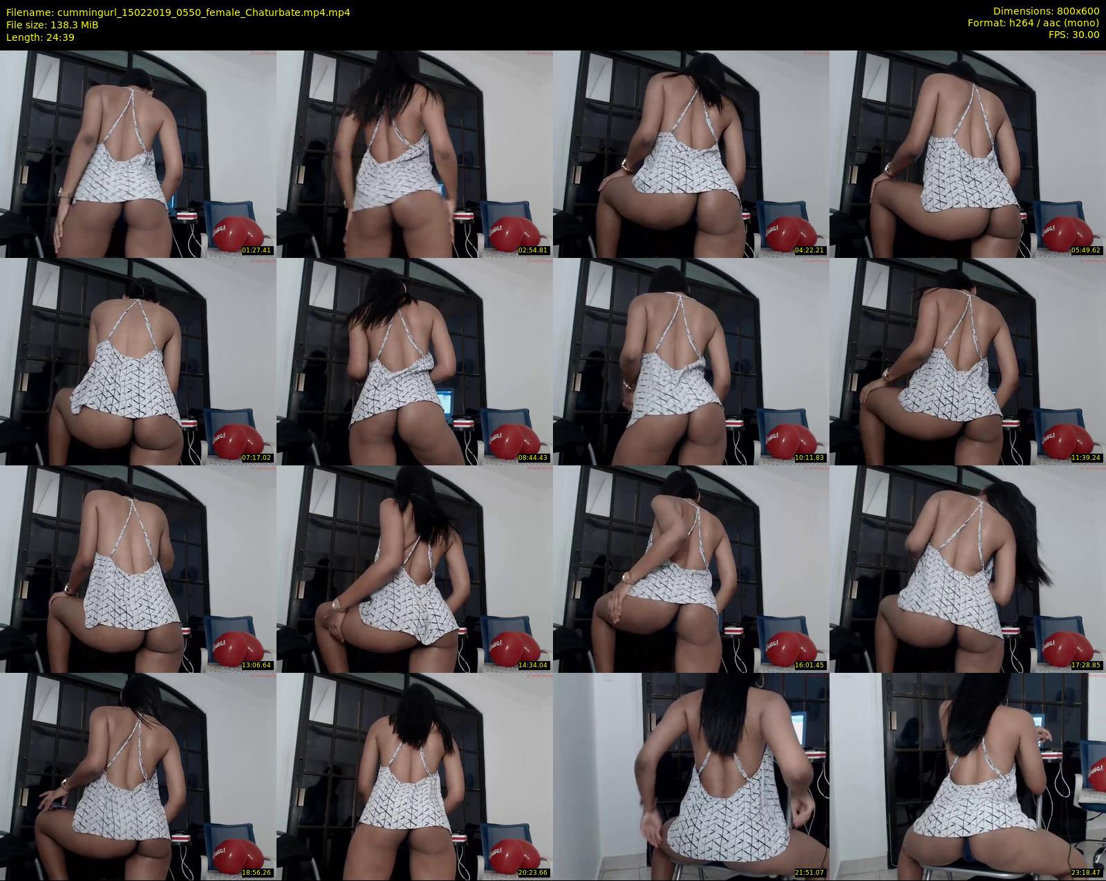 cummingurl — 25 minute Chaturbate couple cam show recording, 480p, Feb 15, 2019