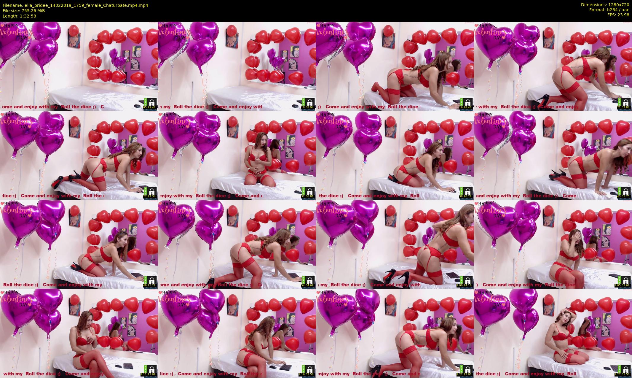 ella_pridee — 93 minute Chaturbate female cam show recording, 720p, Feb 14, 2019