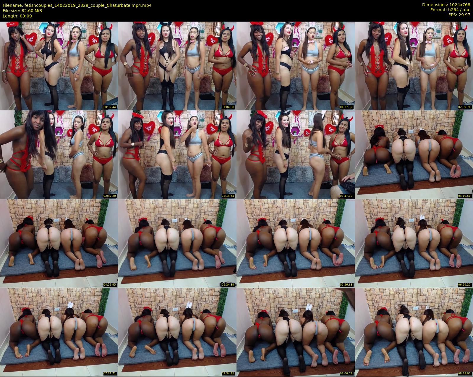 fetishcouples — 10 minute Chaturbate couple cam show recording, 720p, Feb 14, 2019