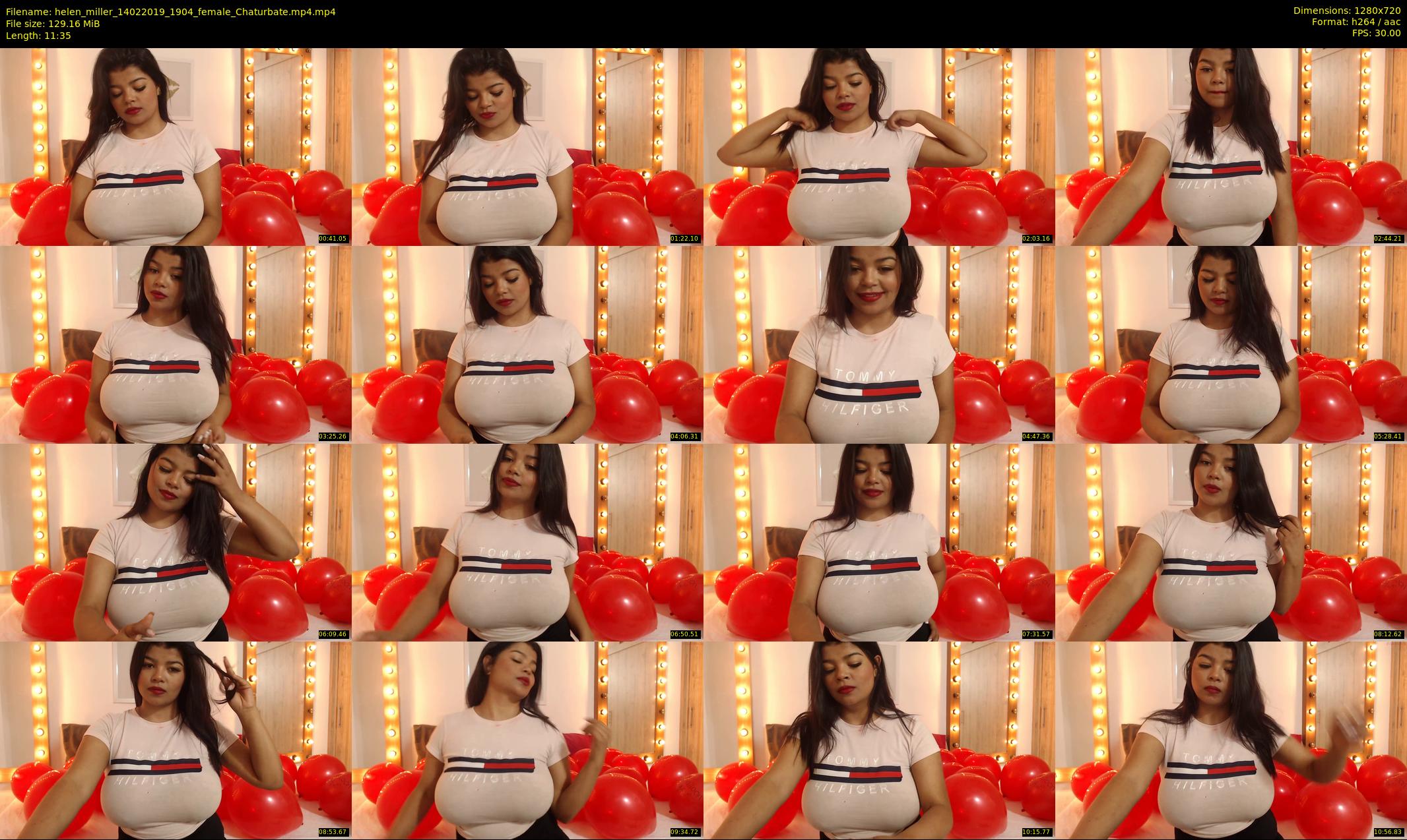 helen_miller — 12 minute Chaturbate female cam show recording, 720p, Feb 14, 2019