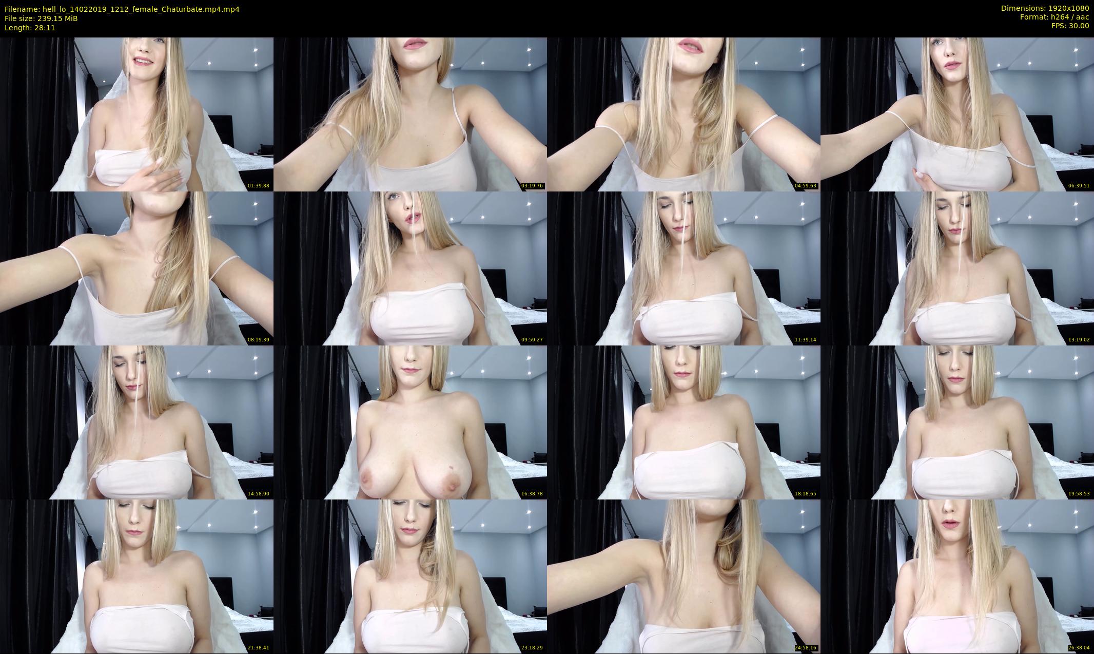 hell_lo — 29 minute Chaturbate female cam show recording, 1080p, Feb 14, 2019