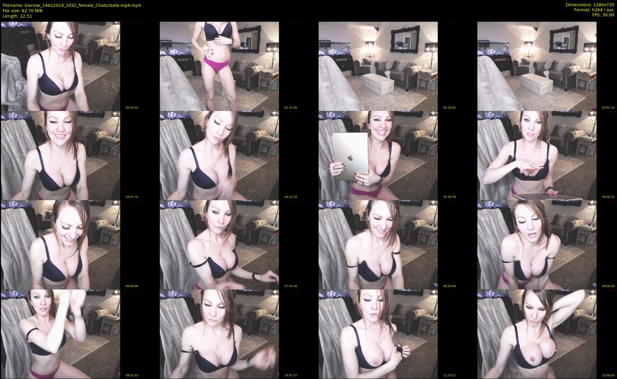 kiarose — 13 minute Chaturbate female cam show recording, 720p, Feb 14, 2019