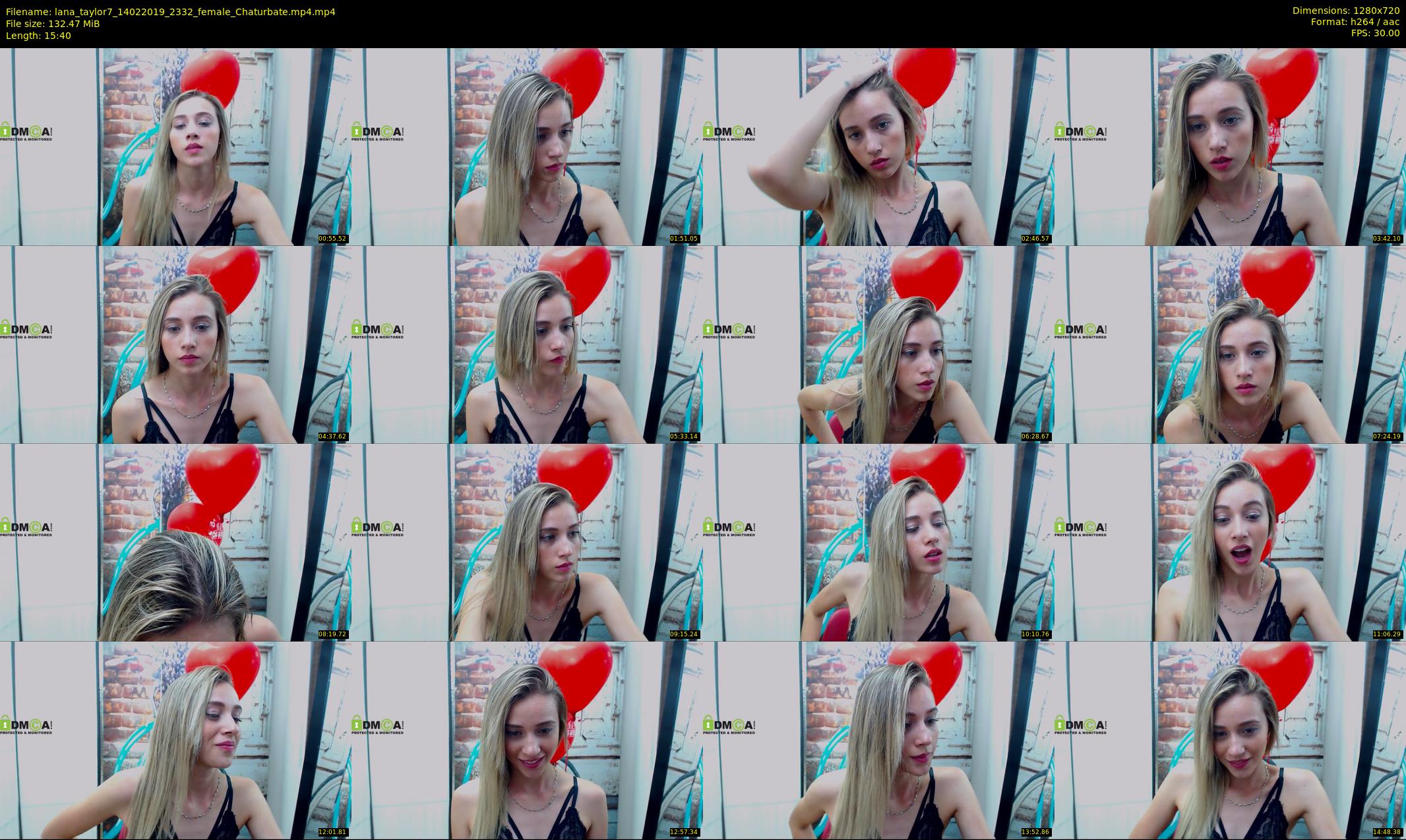 lana_taylor7 — 16 minute Chaturbate female cam show recording, 720p, Feb 14, 2019