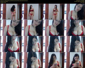 latinsweetx19 — 8 minute Chaturbate female cam show recording, 480p, Feb 14, 2019