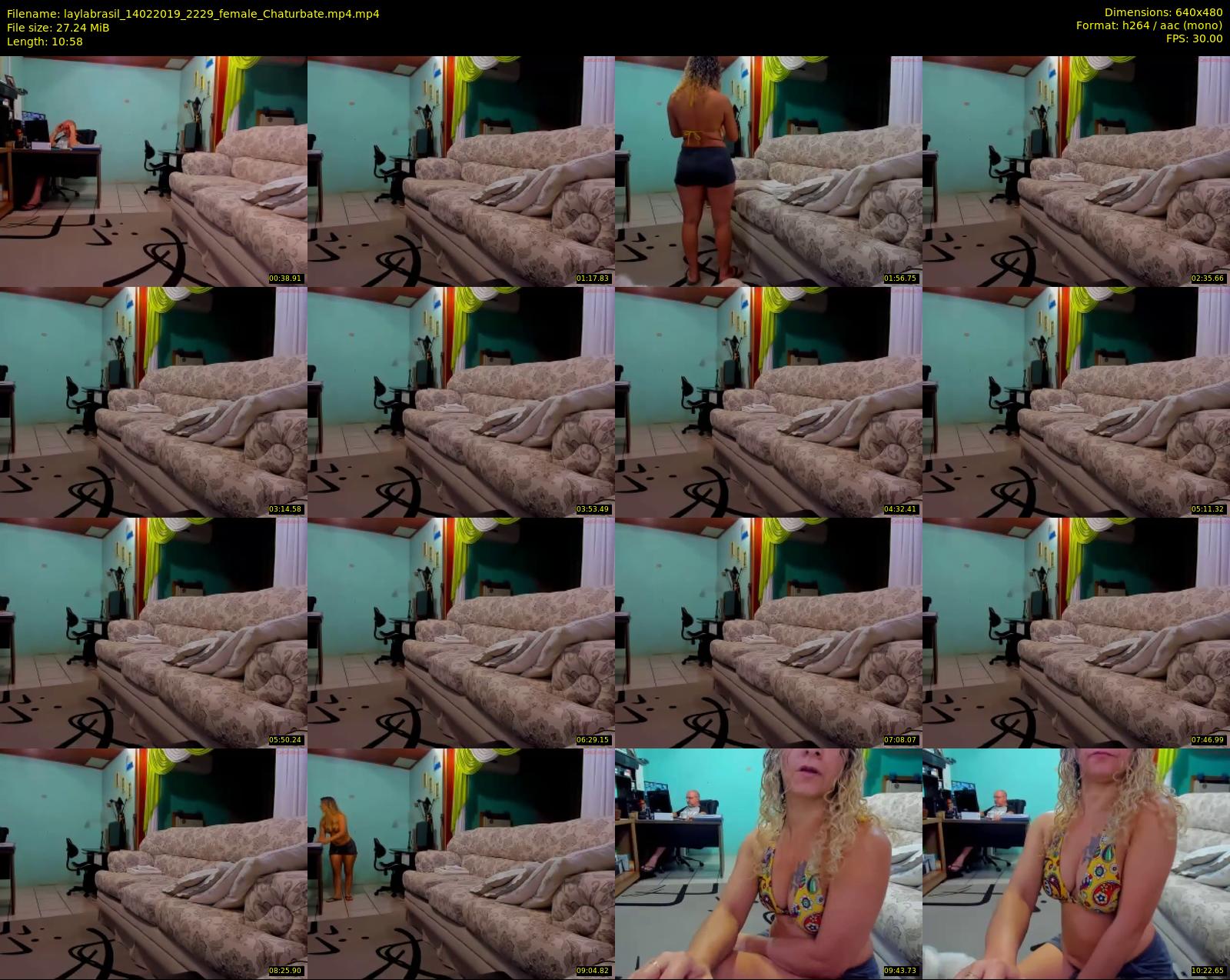 laylabrasil — 11 minute Chaturbate female cam show recording, 480p, Feb 14, 2019