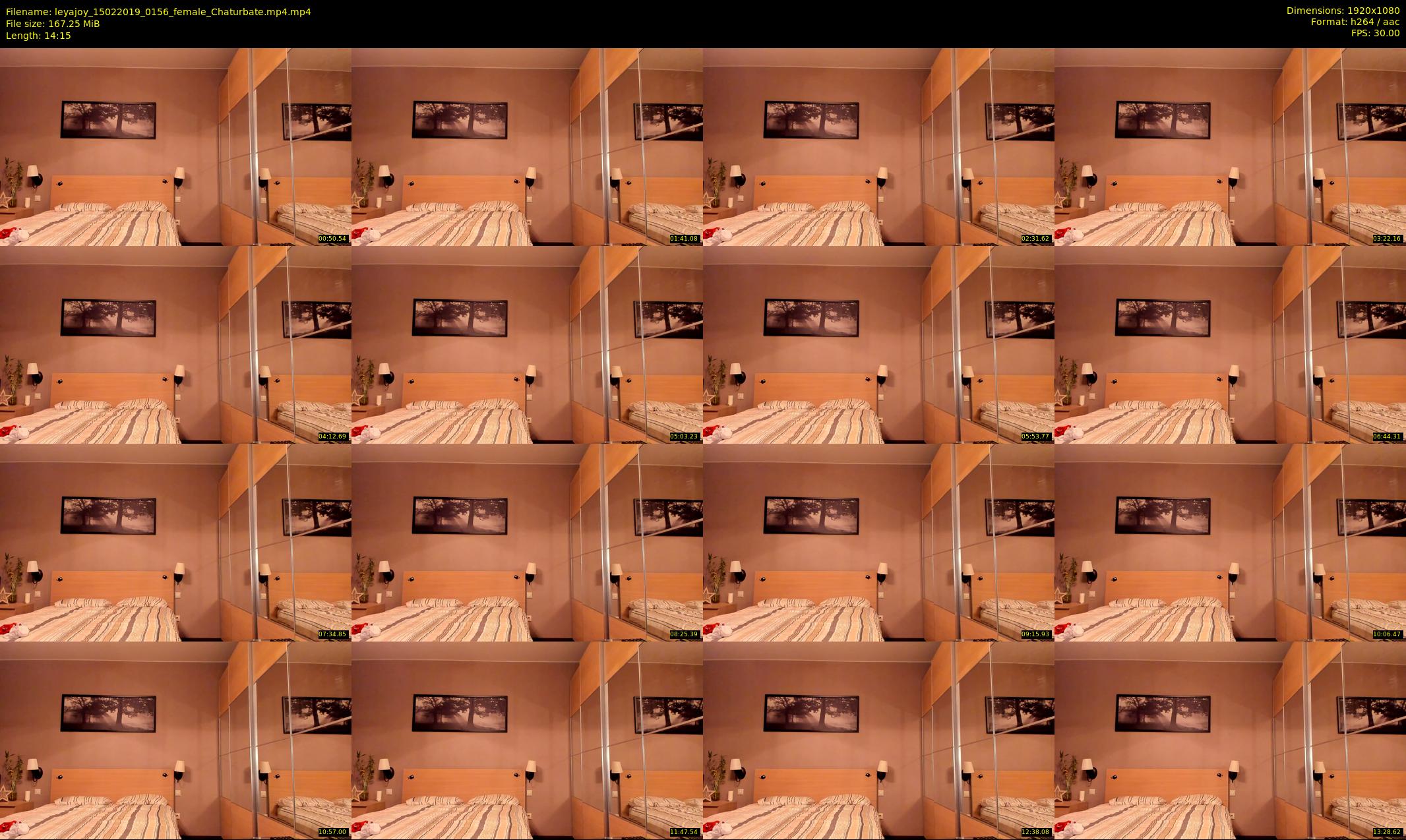 leyajoy — 15 minute Chaturbate female cam show recording, 1080p, Feb 15, 2019