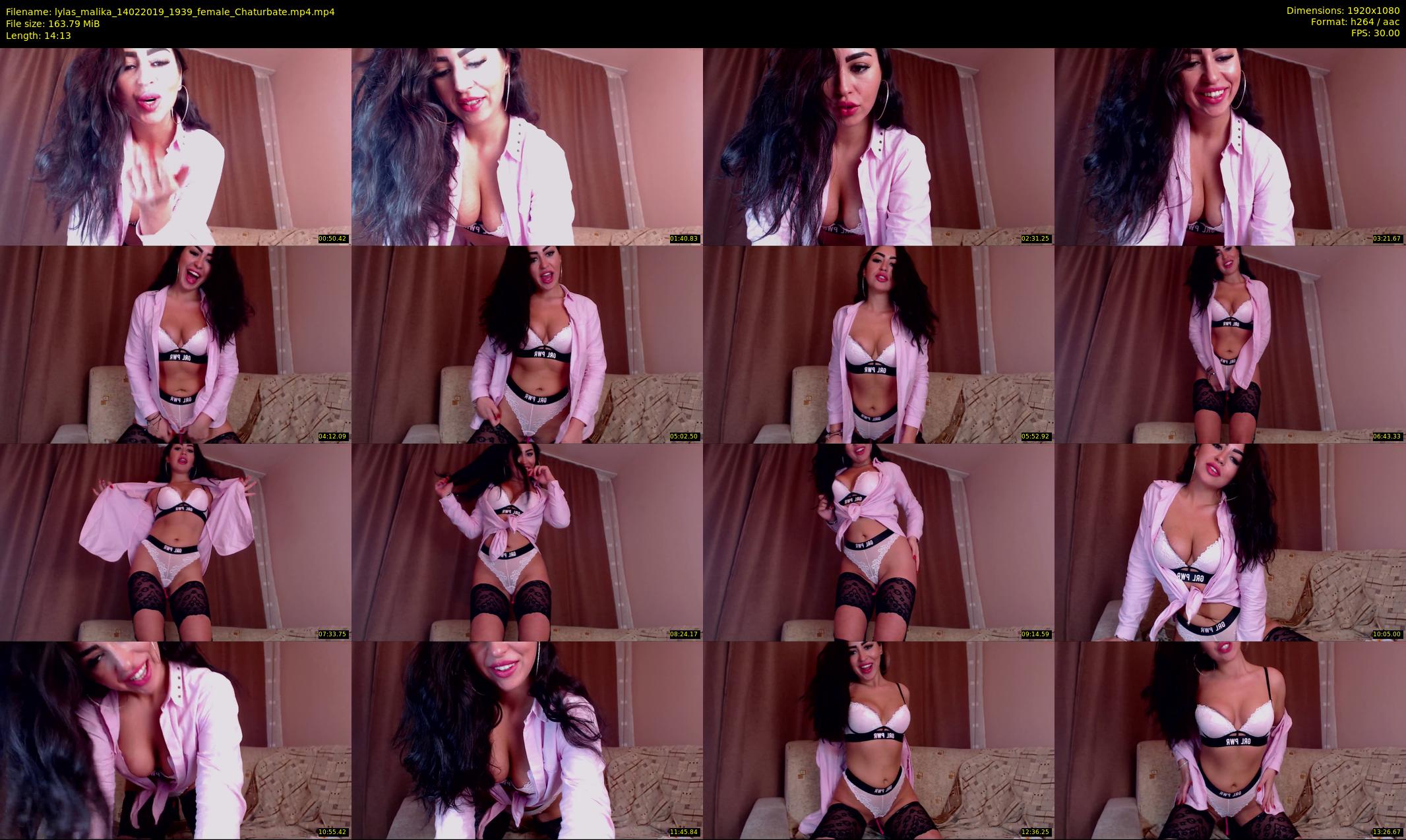 lylas_malika — 15 minute Chaturbate female cam show recording, 1080p, Feb 14, 2019