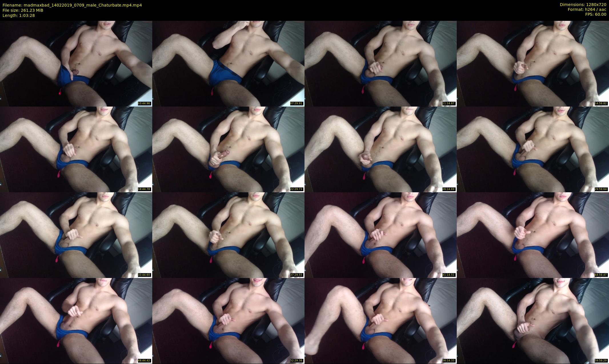 madmaxbad — 64 minute Chaturbate male cam show recording, 720p, Feb 14, 2019