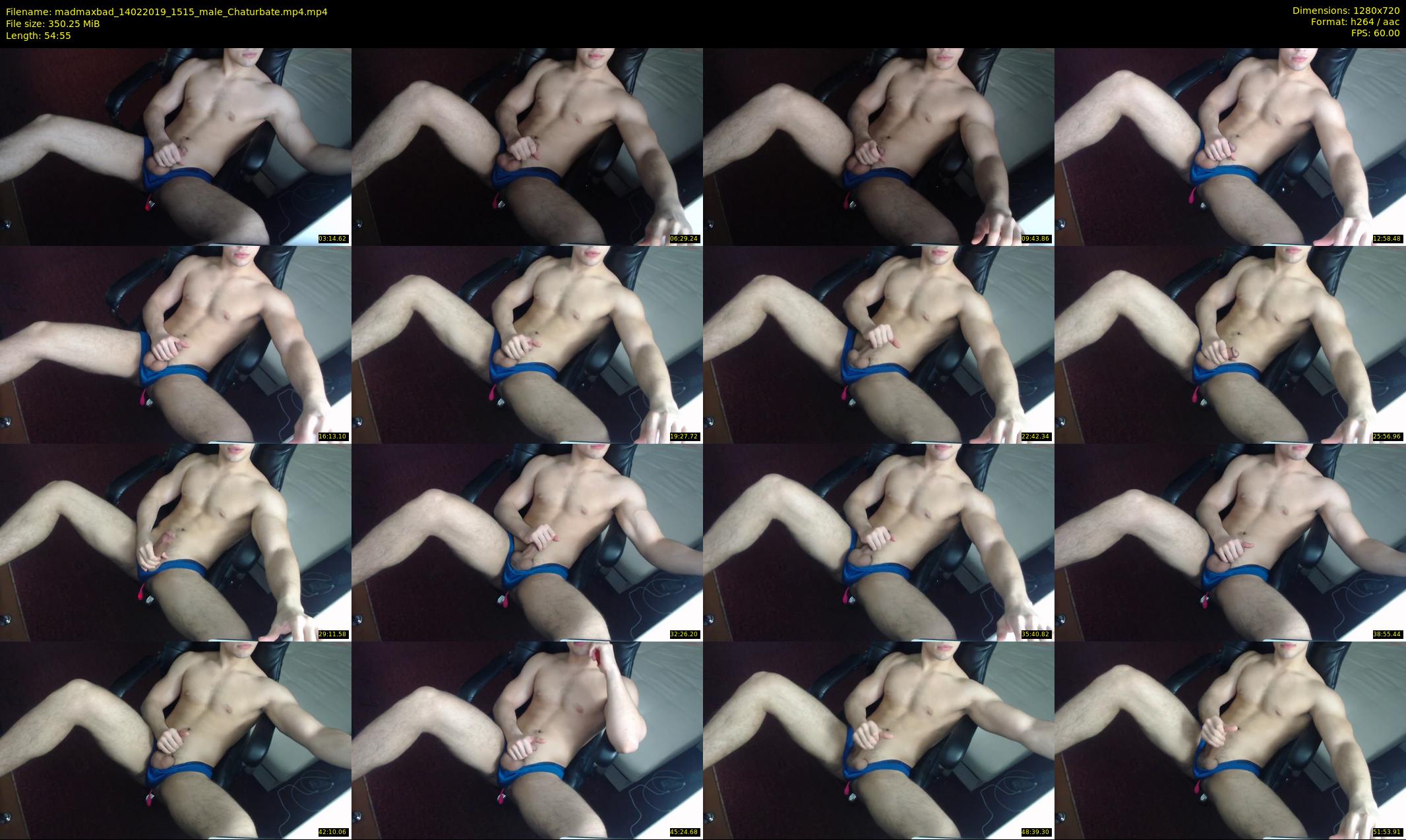 madmaxbad — 55 minute Chaturbate male cam show recording, 720p, Feb 14, 2019