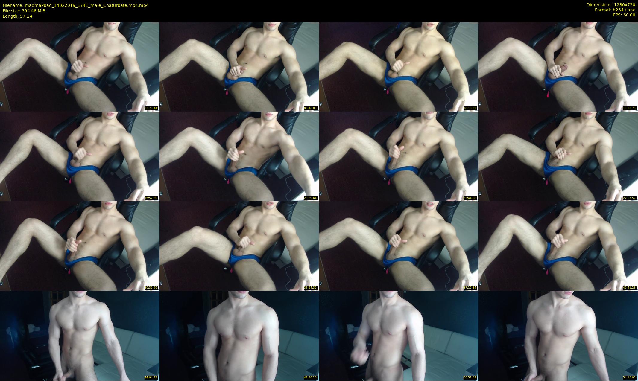 madmaxbad — 58 minute Chaturbate male cam show recording, 720p, Feb 14, 2019