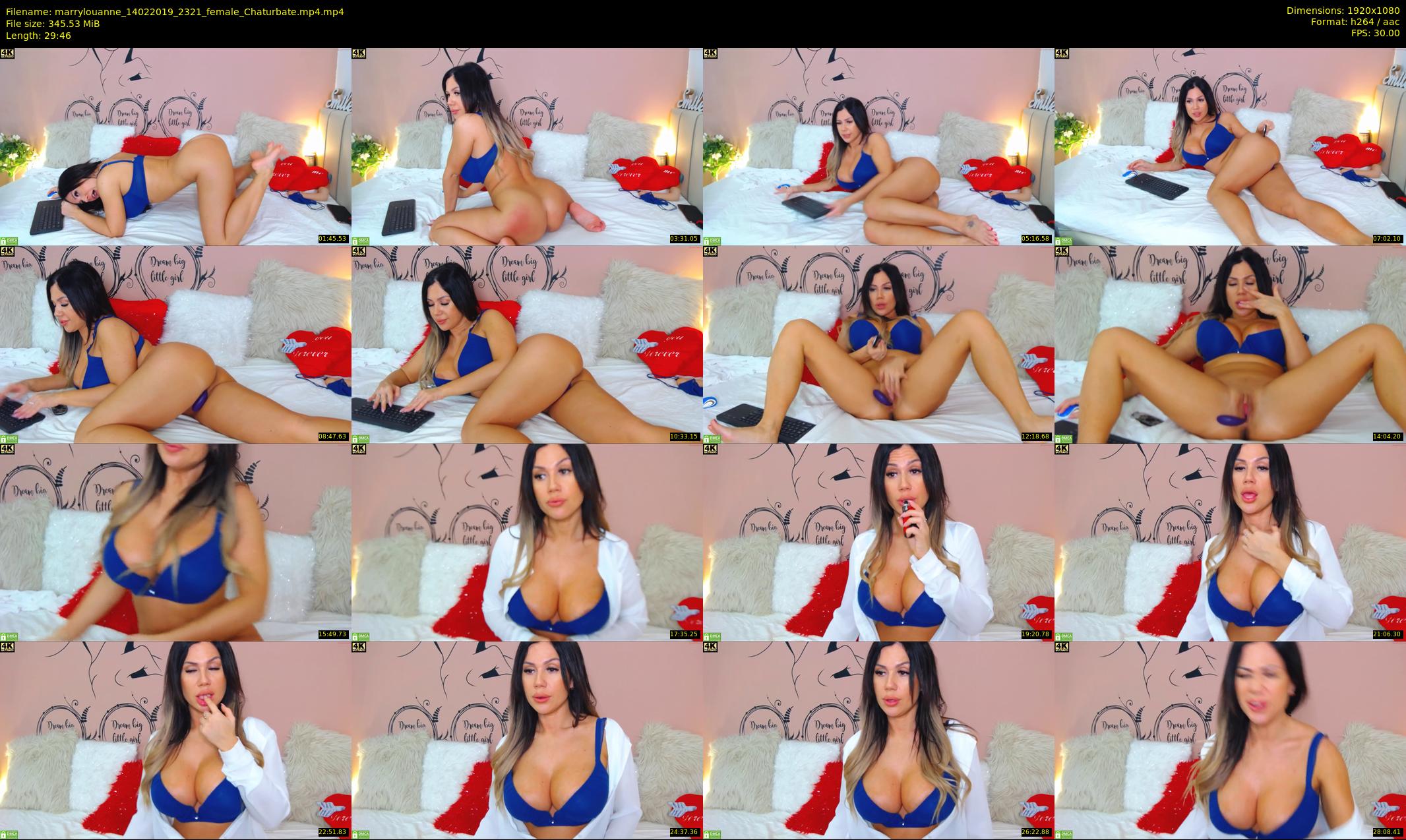 marrylouanne — 30 minute Chaturbate female cam show recording, 1080p, Feb 14, 2019