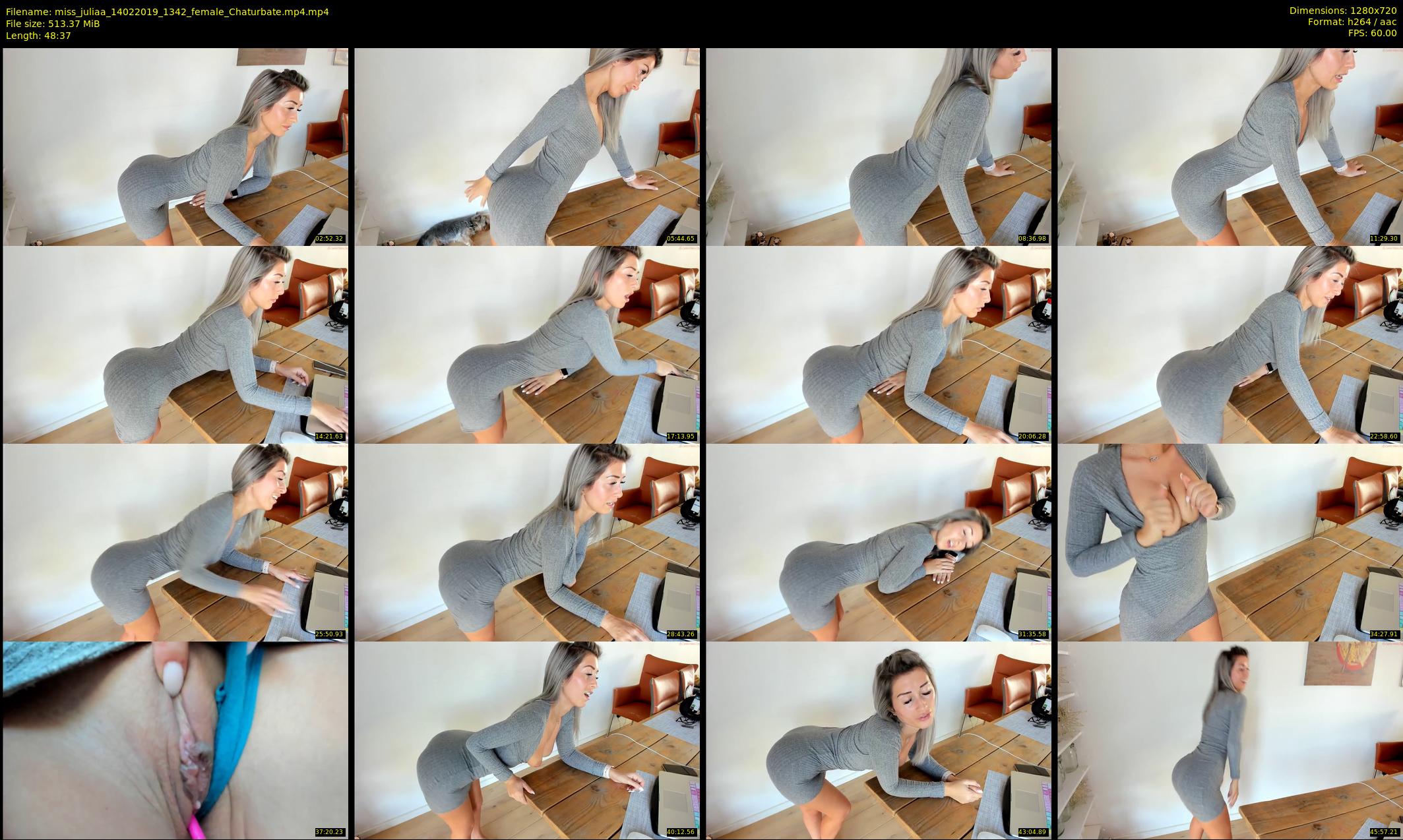 miss_juliaa — 49 minute Chaturbate female cam show recording, 720p, Feb 14, 2019