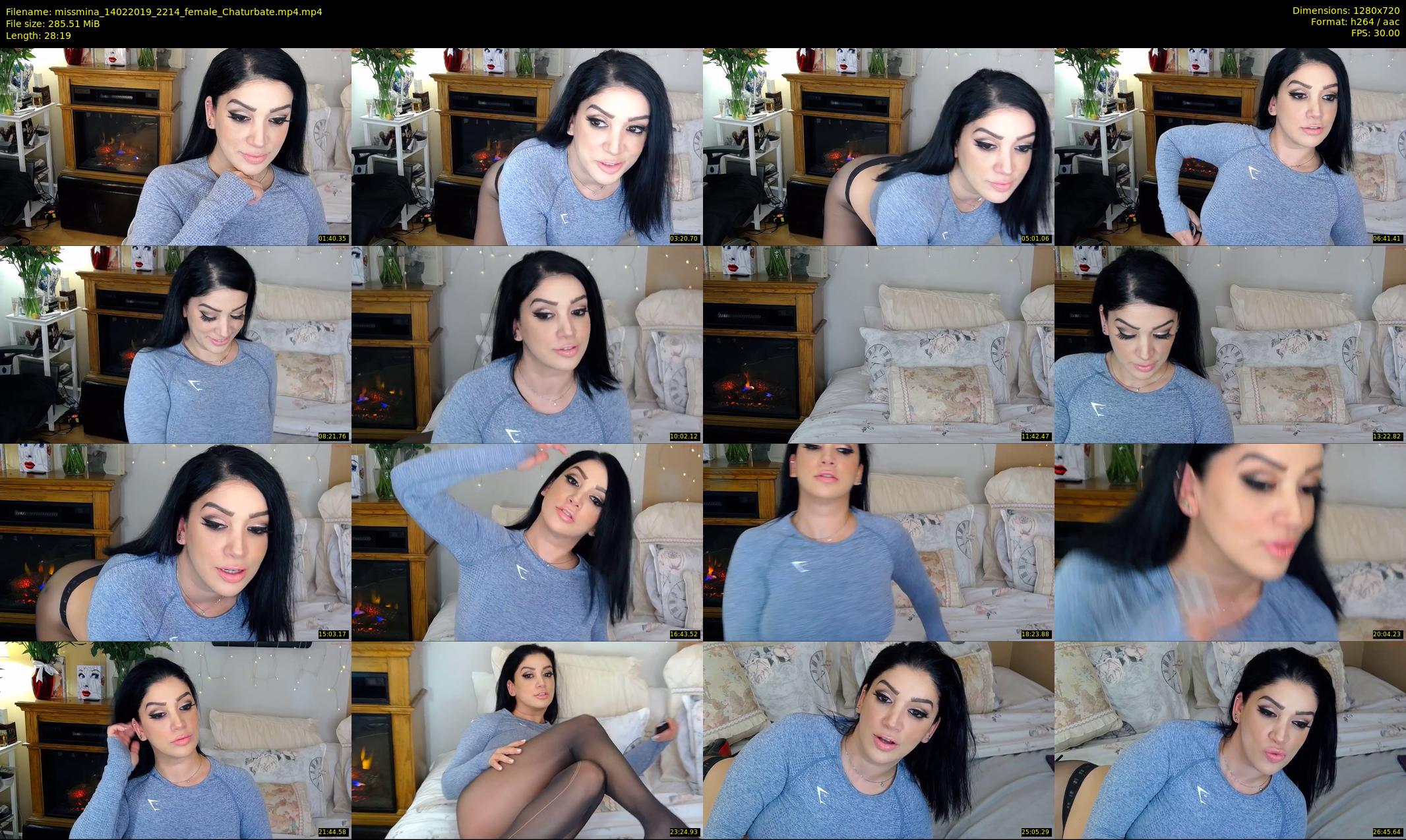 missmina — 29 minute Chaturbate female cam show recording, 720p, Feb 14, 2019