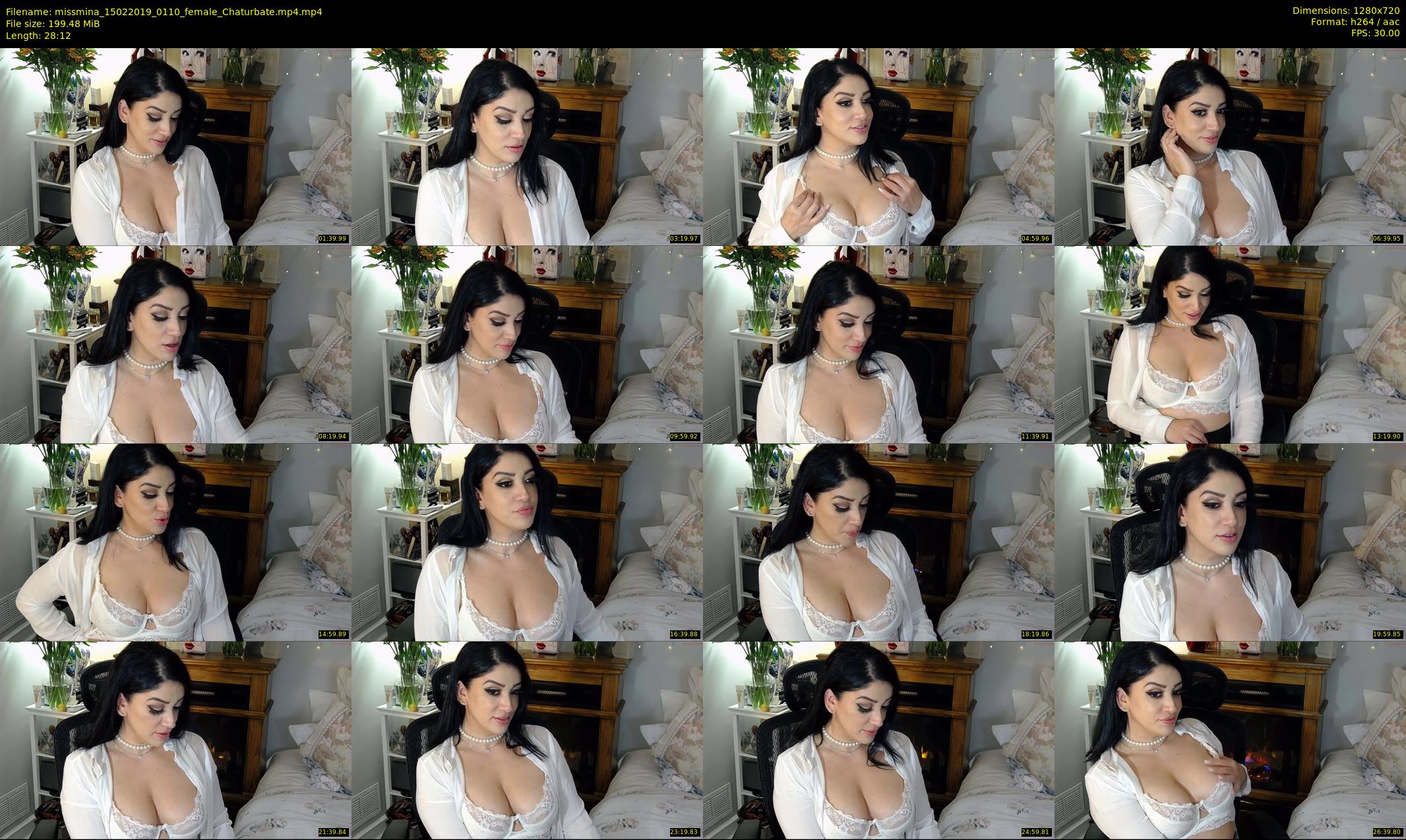 missmina — 29 minute Chaturbate female cam show recording, 720p, Feb 15, 2019