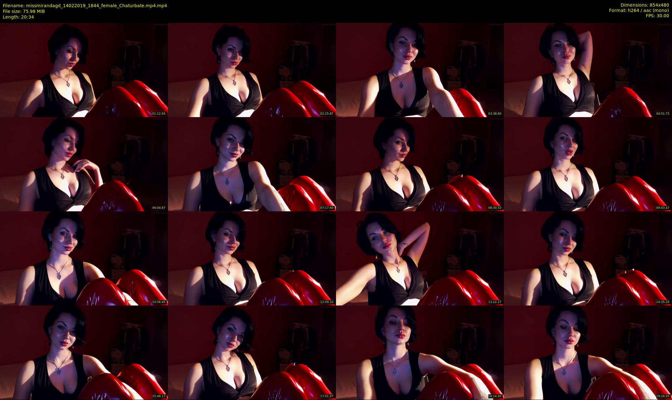 missmirandagd — 21 minute Chaturbate female cam show recording, 480p, Feb 14, 2019