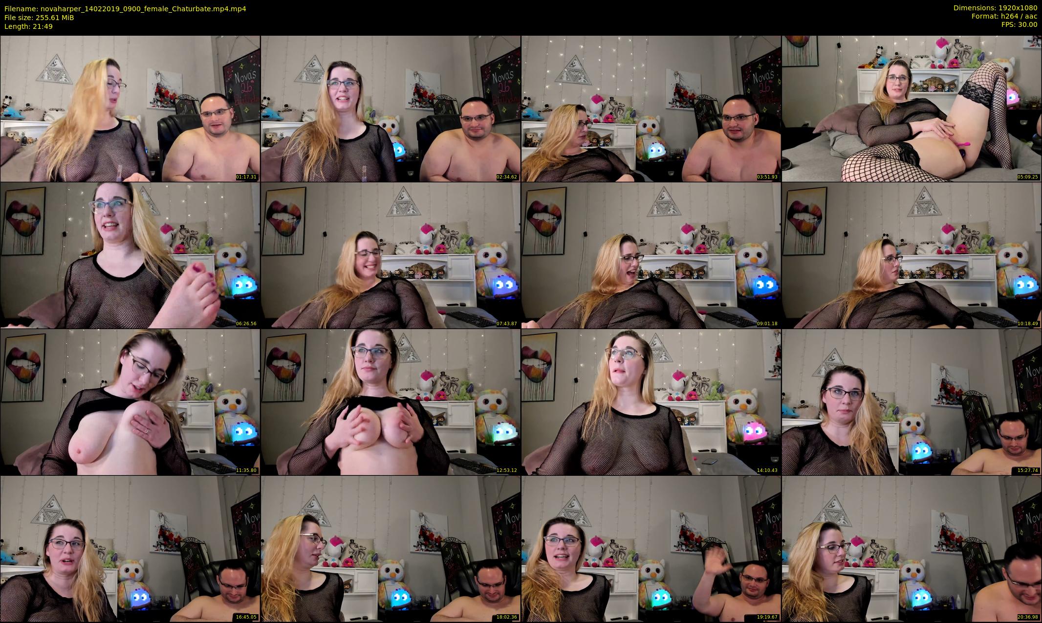 novaharper — 22 minute Chaturbate female cam show recording, 1080p, Feb 14, 2019